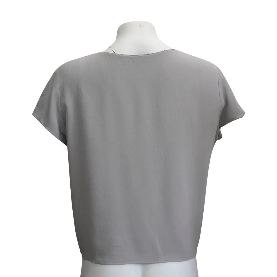 The Row Grey Blouse sz 6 - 2