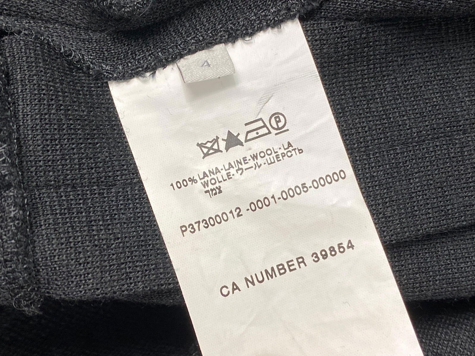 Proenza Schouler Black Wool Mini Coat Dress w/ Buttons Size 4 - 4