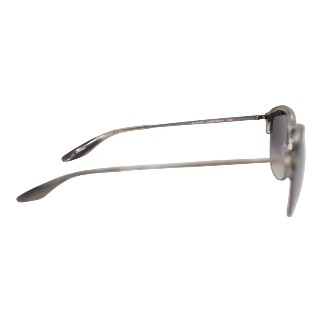 Barton Perreira HEIST Pewter / Gray Mirror Sunglasses Unisex Aviator Sunglasses - 5