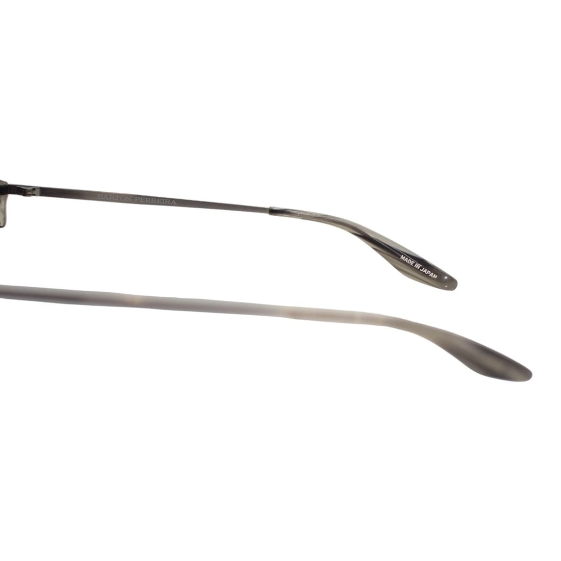 Barton Perreira HEIST Pewter / Gray Mirror Sunglasses Unisex Aviator Sunglasses - 7