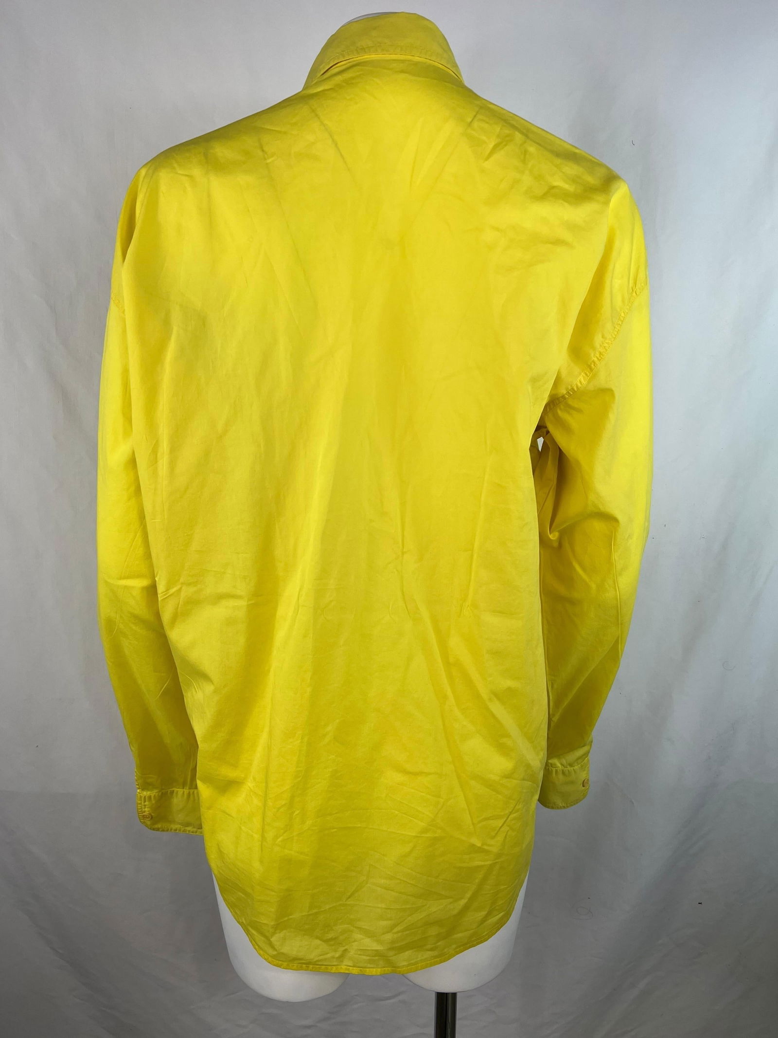 Istante Yellow Button Down Shirt, Size 50 - 18