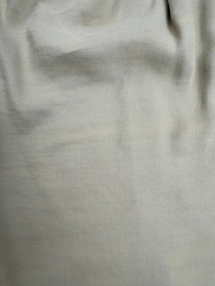 LANVIN ETE 2010 Beige Linen Blend Pleated Knot-detail Shoulder Summer Dress 38 - 9