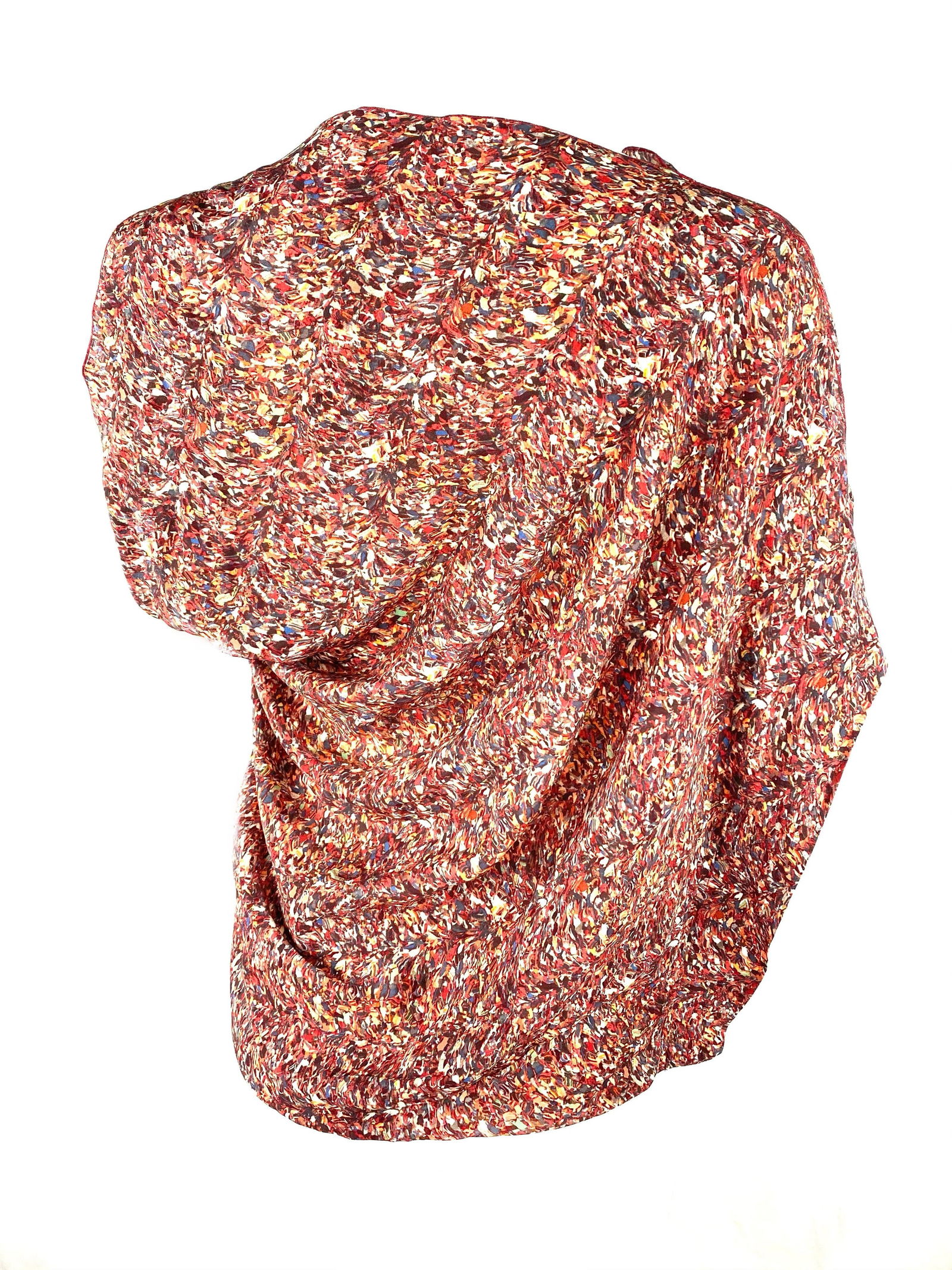 Bottega Veneta Multicolored Short Sleeves Blouse Top, Size 38 - 19