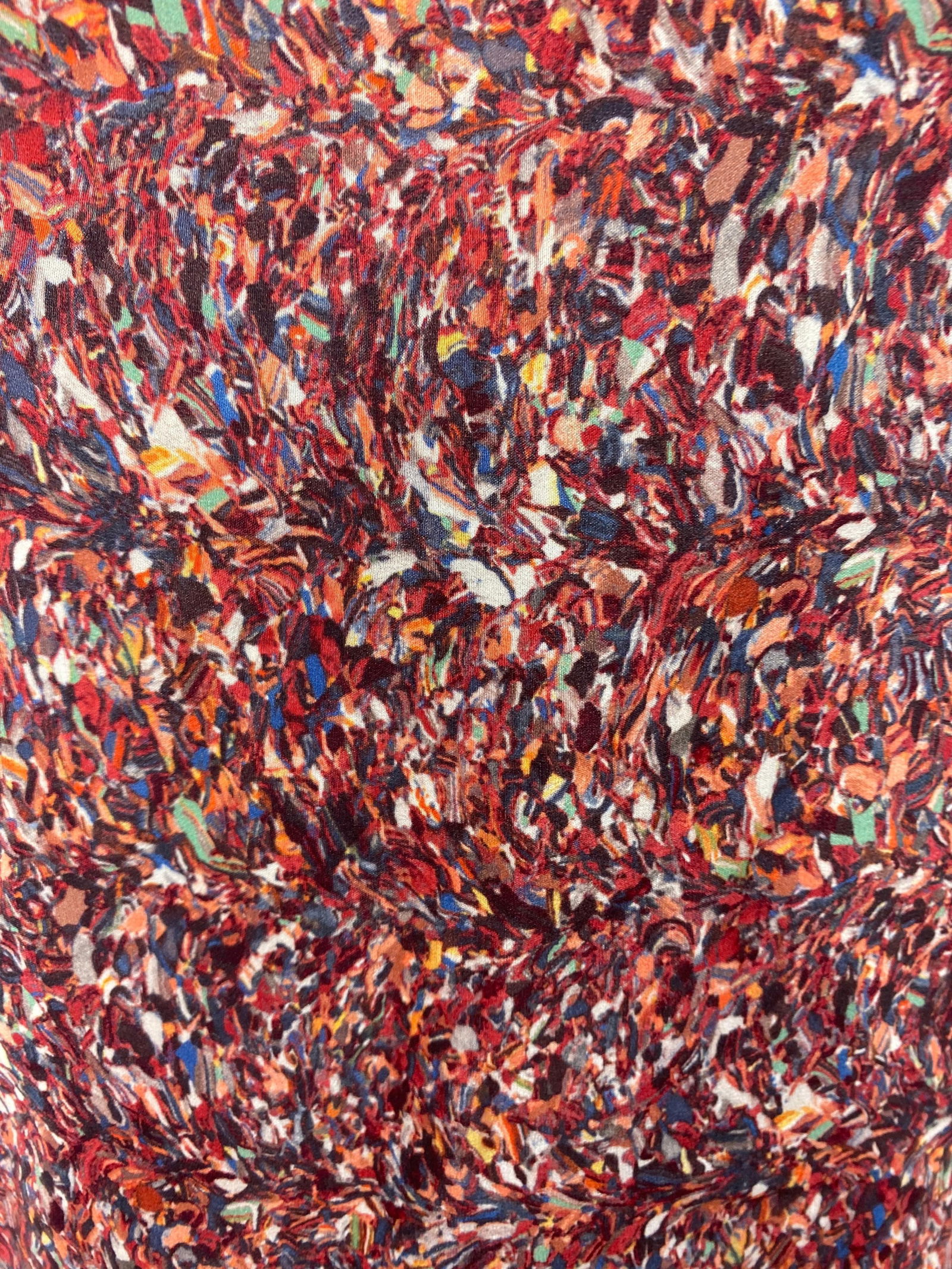 Bottega Veneta Multicolored Short Sleeves Blouse Top, Size 38 - 4