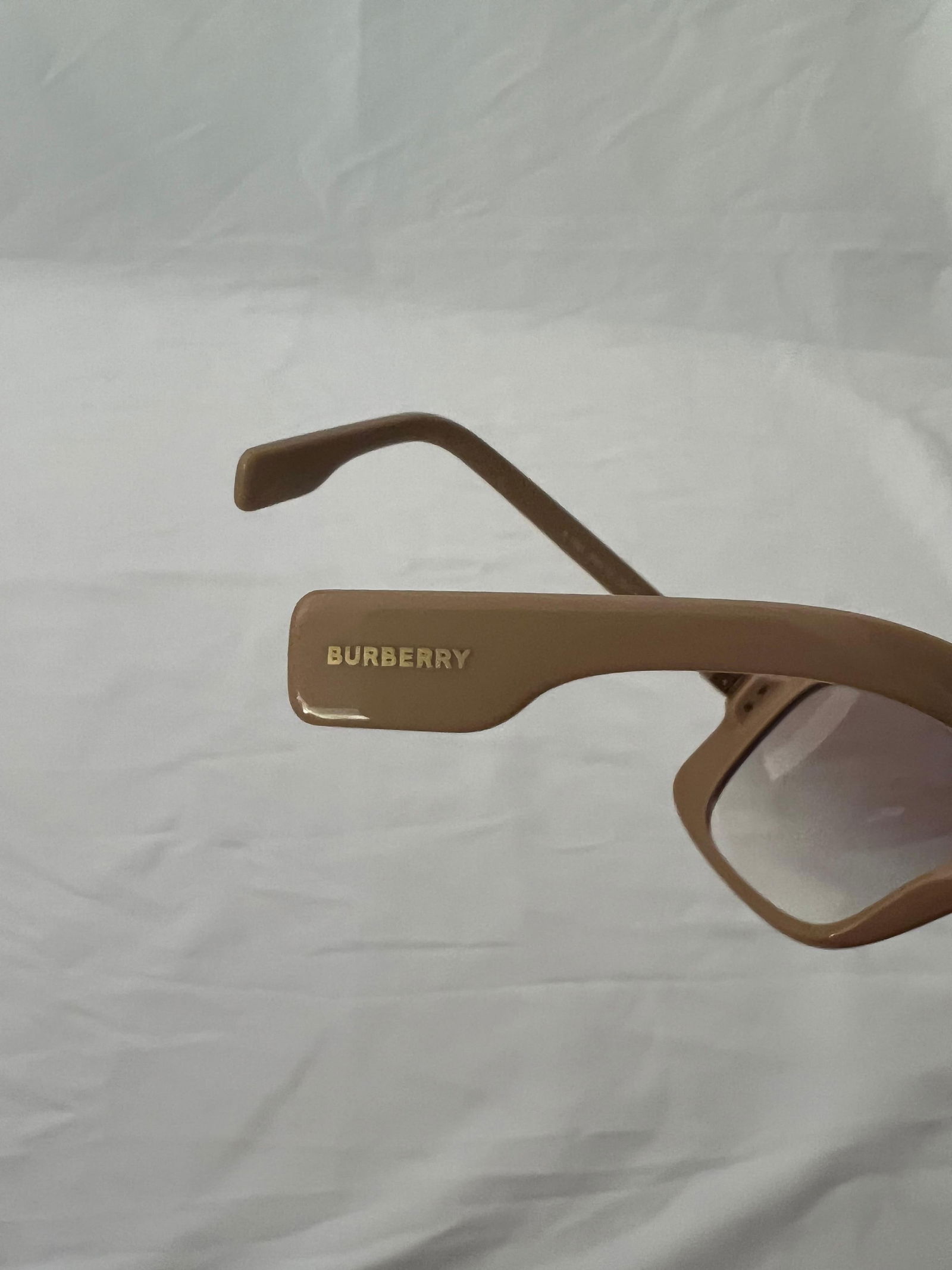 Burberry Beige Square Sunglasses - 7
