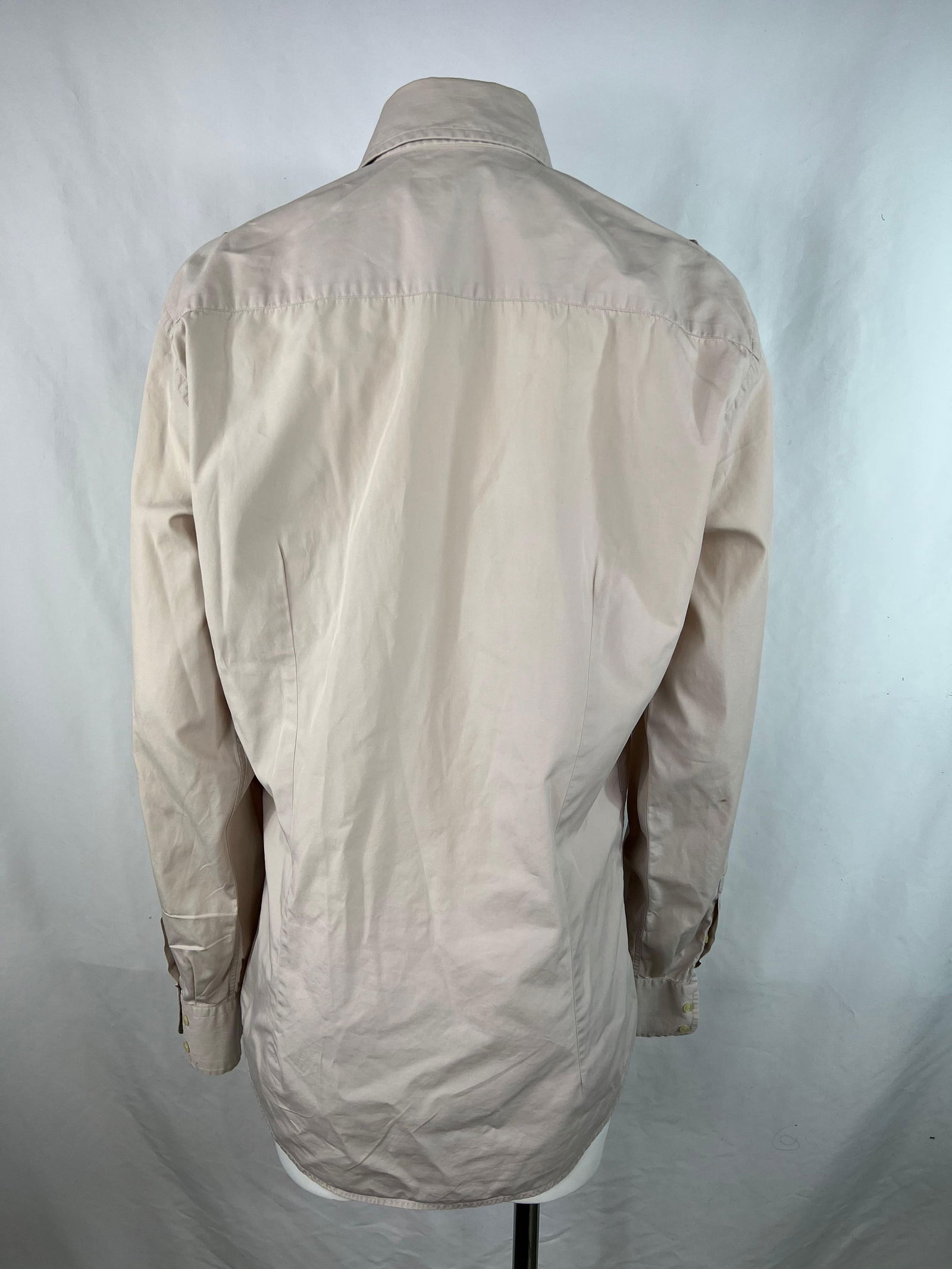 Dolce & Gabbana Beige Button Down Shirt - 3