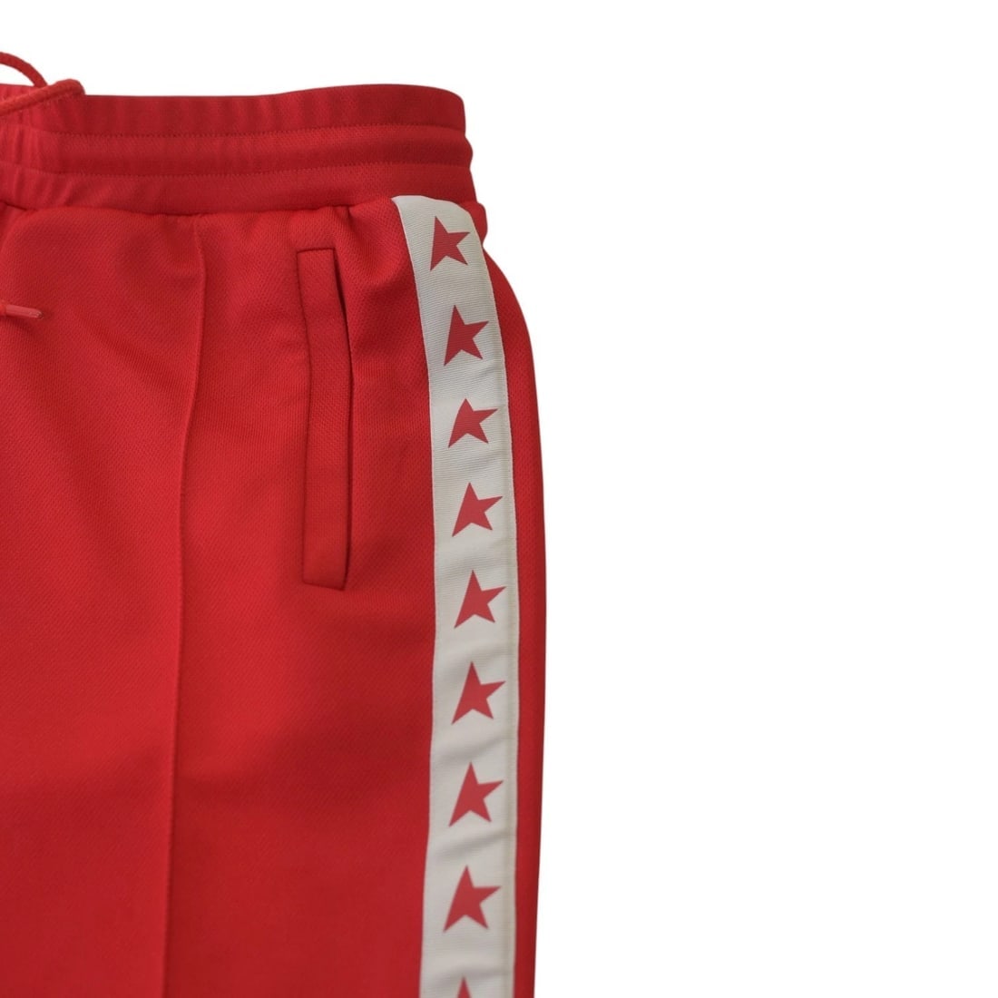 Golden Goose STAR Women's Red Tracksuit Set zip-up jacket & cropped pants Size S - 16