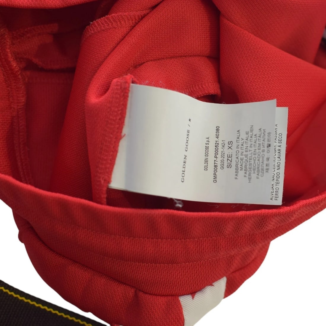 Golden Goose STAR Women's Red Tracksuit Set zip-up jacket & cropped pants Size S - 19