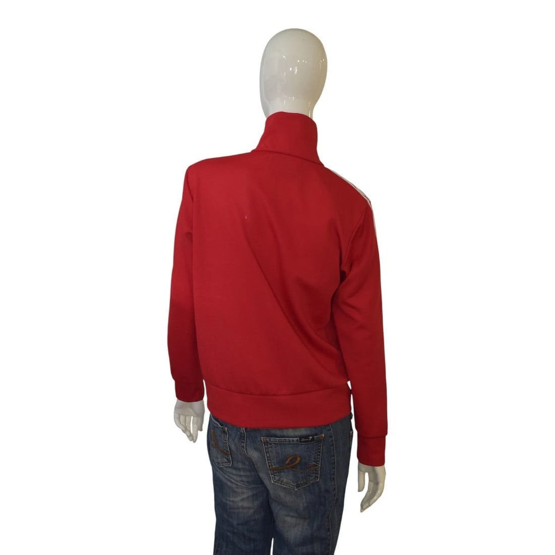 Golden Goose STAR Women's Red Tracksuit Set zip-up jacket & cropped pants Size S - 4