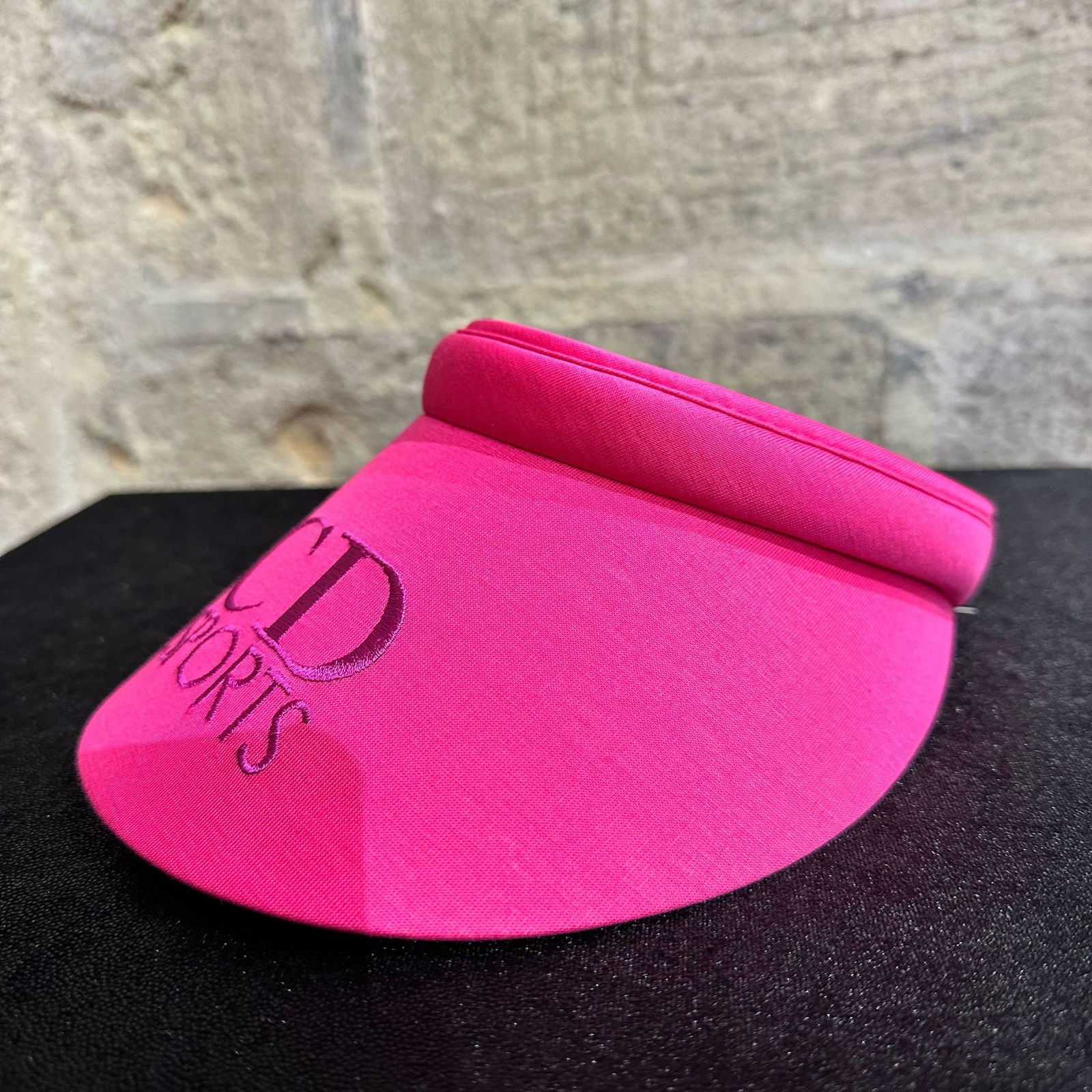 CHRISTIAN DIOR SPORT Vintage visor in fuchsia cotton - 2
