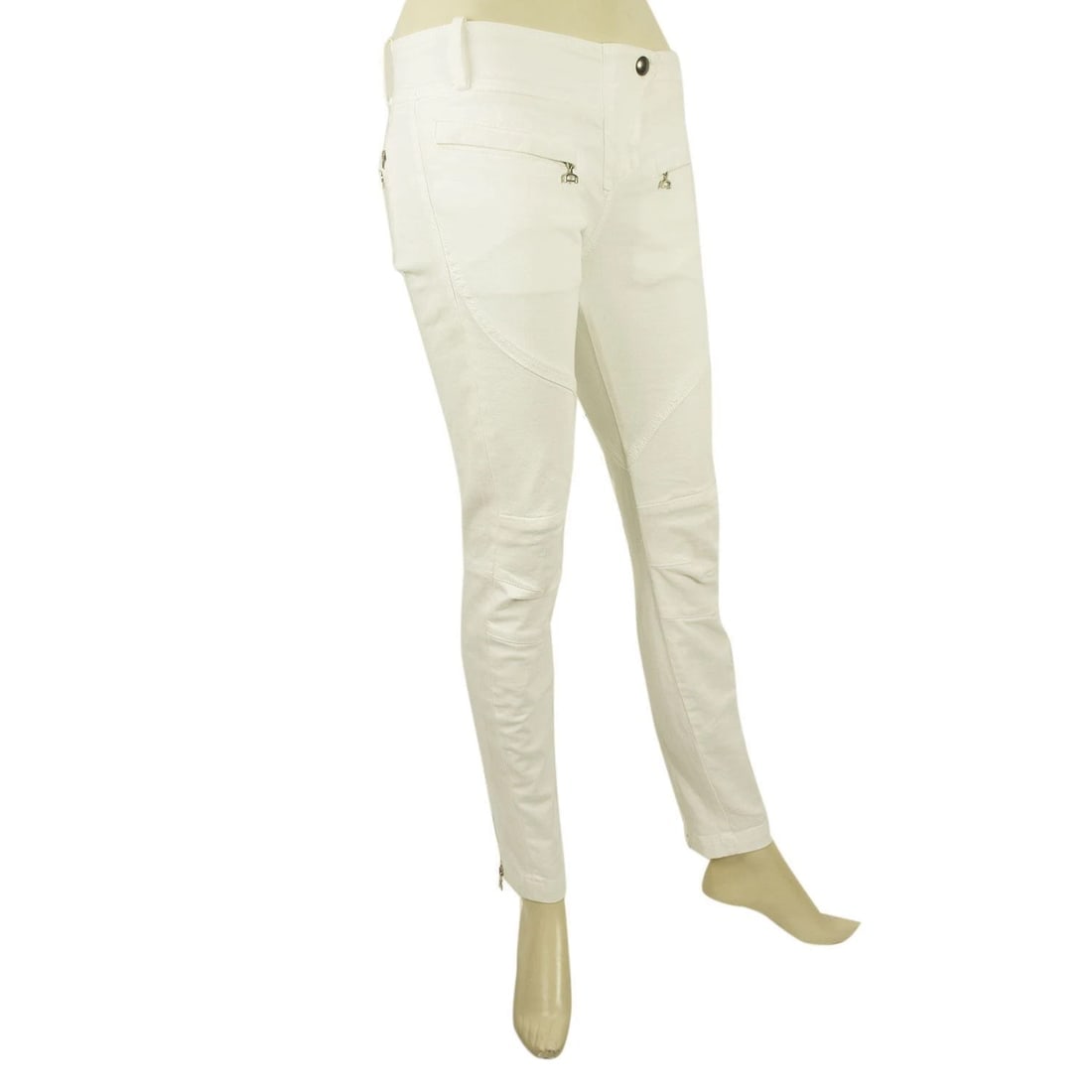 Dondup White Skinny Denim Jeans Cotton Trousers Pants sz 27 code 3844432 - 4