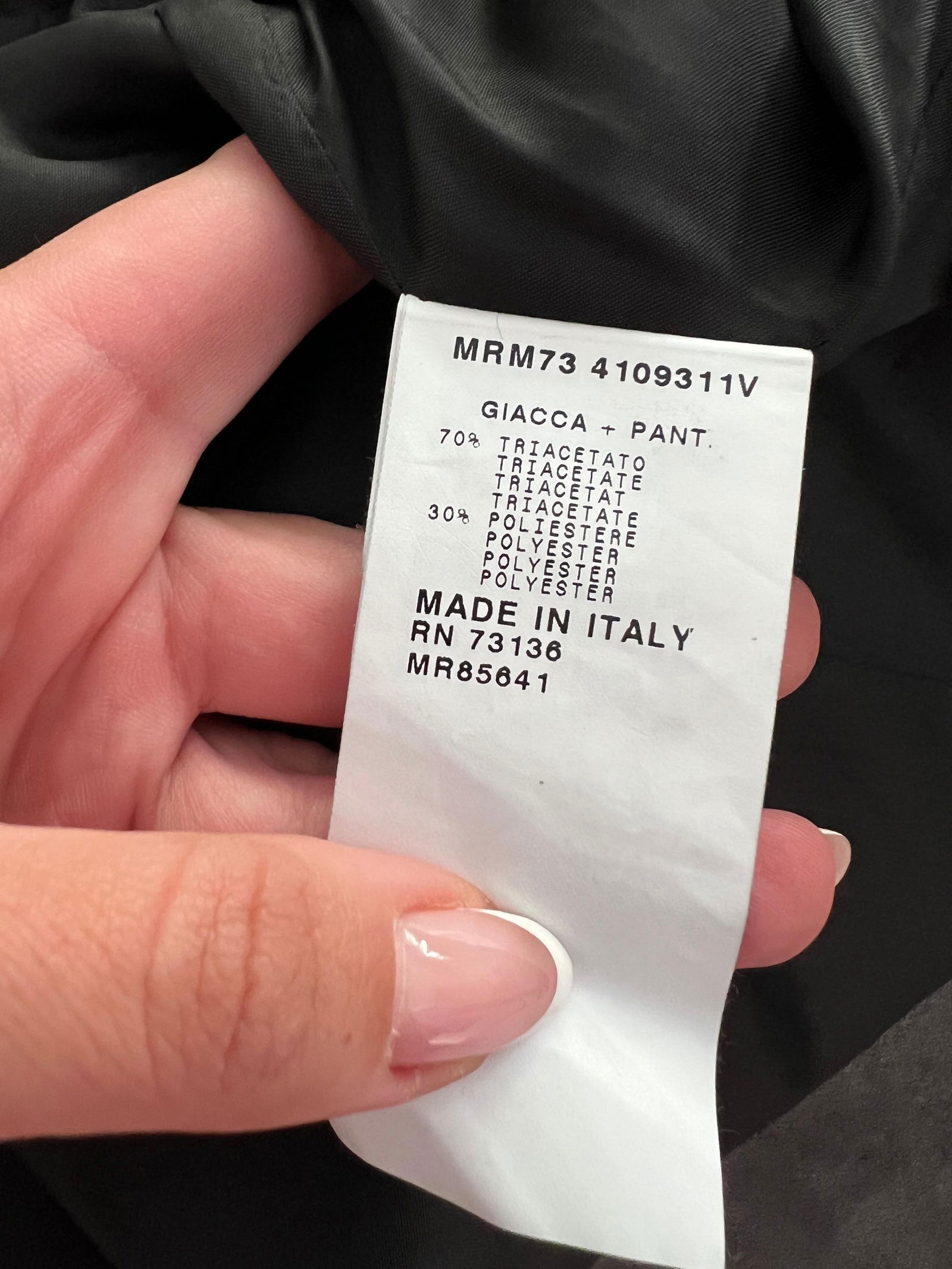 Marina Ronaldo Black Blazer Jacket - 12