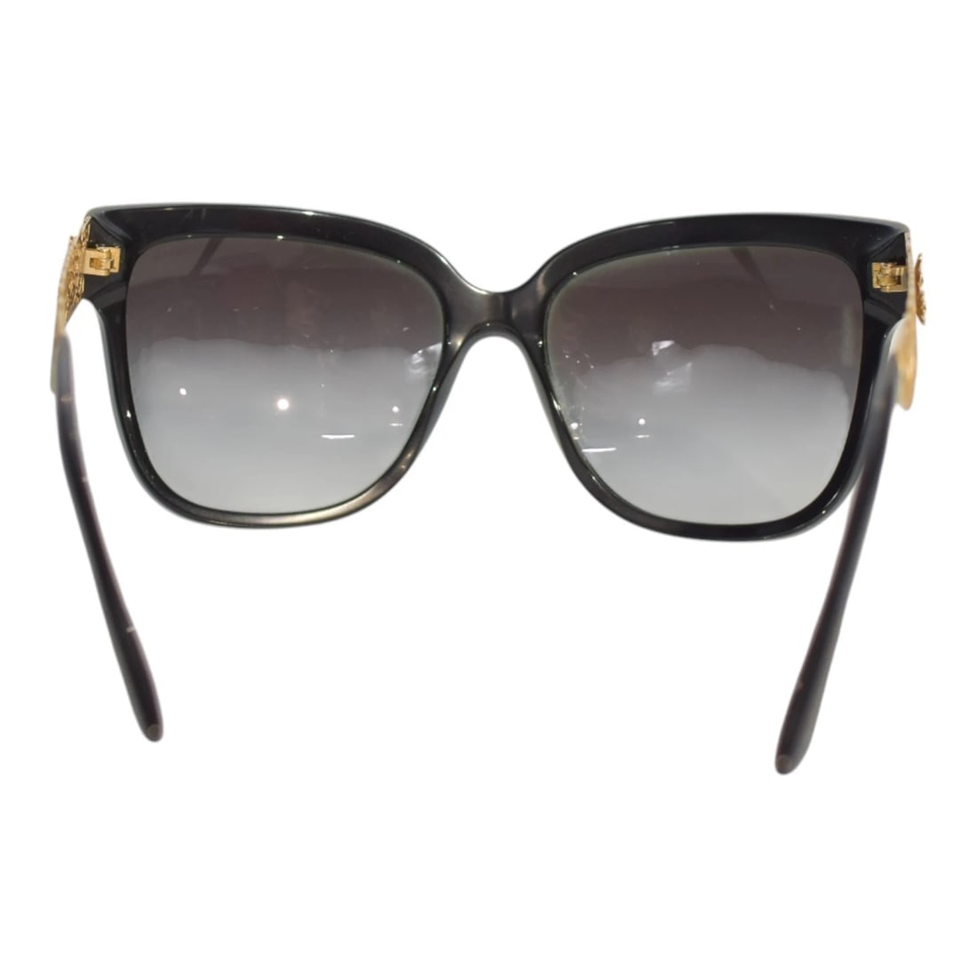 Dolce & Gabbana DG4212 Black & Gold Filigree Cat Eye Sunglasses - 4