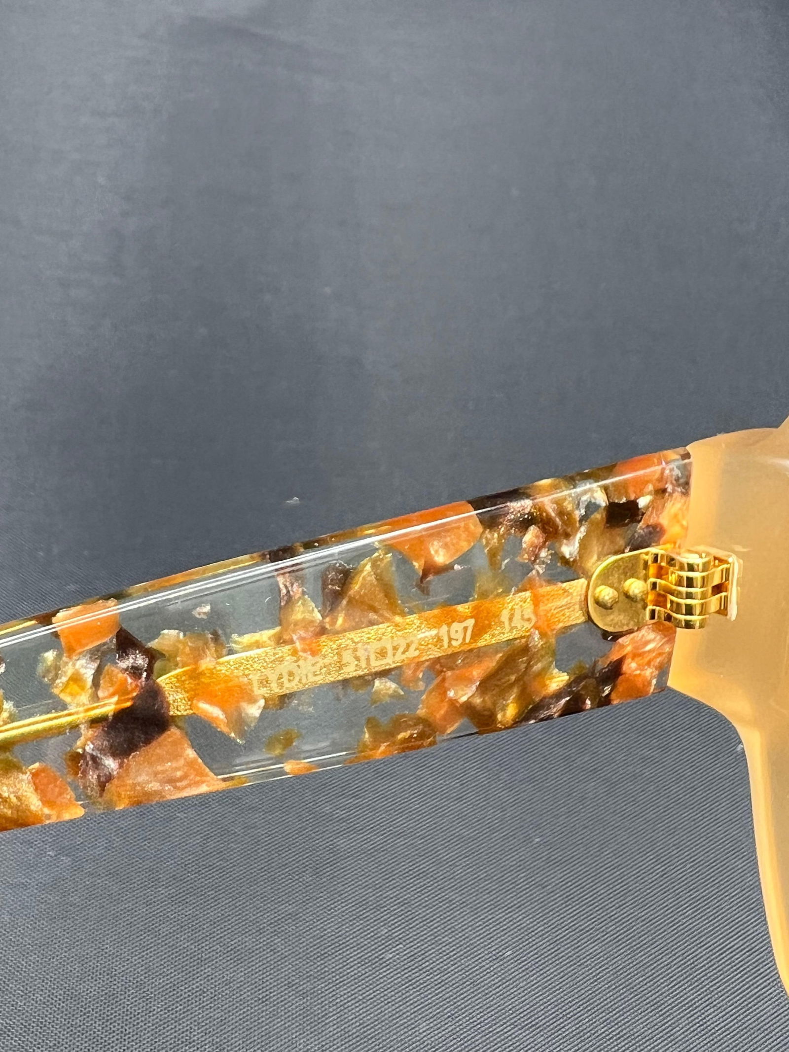 Natalie Blank Brown Square Sunglasses w/ Case - 11