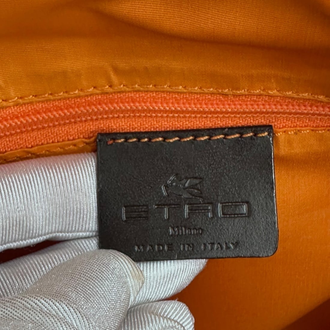 ETRO Paisley Fabric Messenger Bag with Adjustable Shoulder Strap - 12