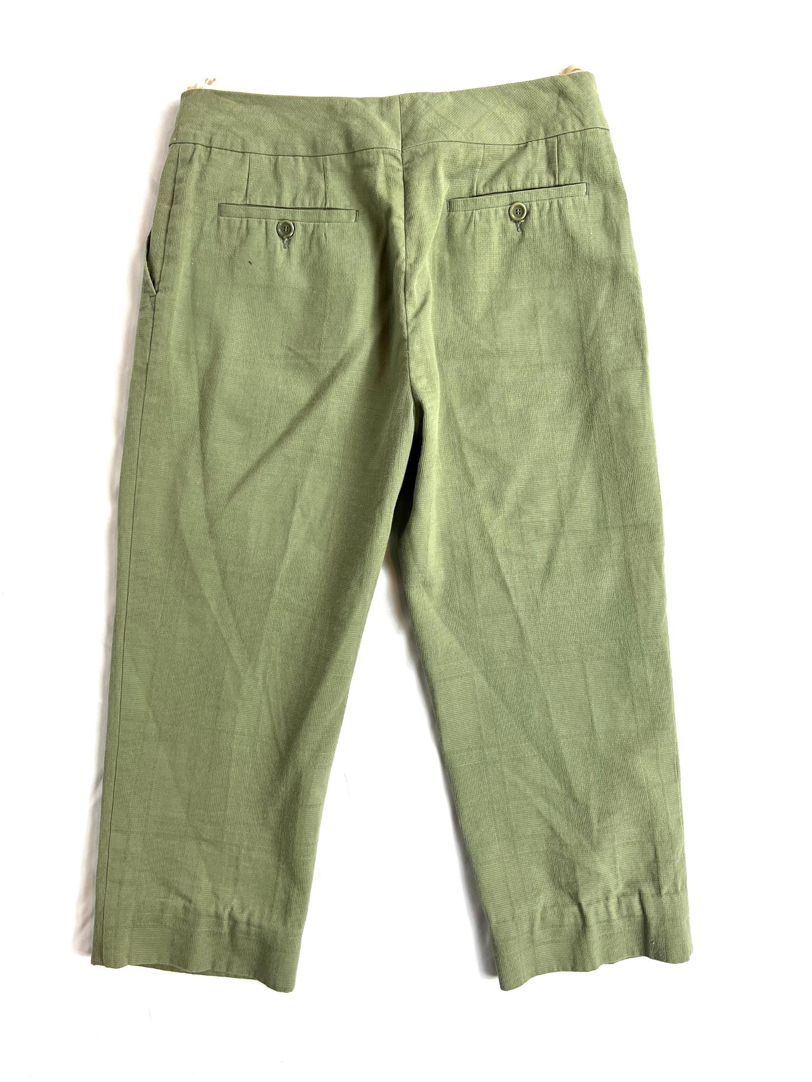 Marni Green Capri Pants, Size 40 - 12