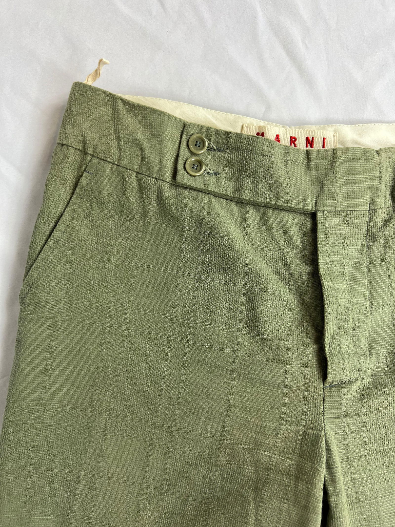 Marni Green Capri Pants, Size 40 - 19
