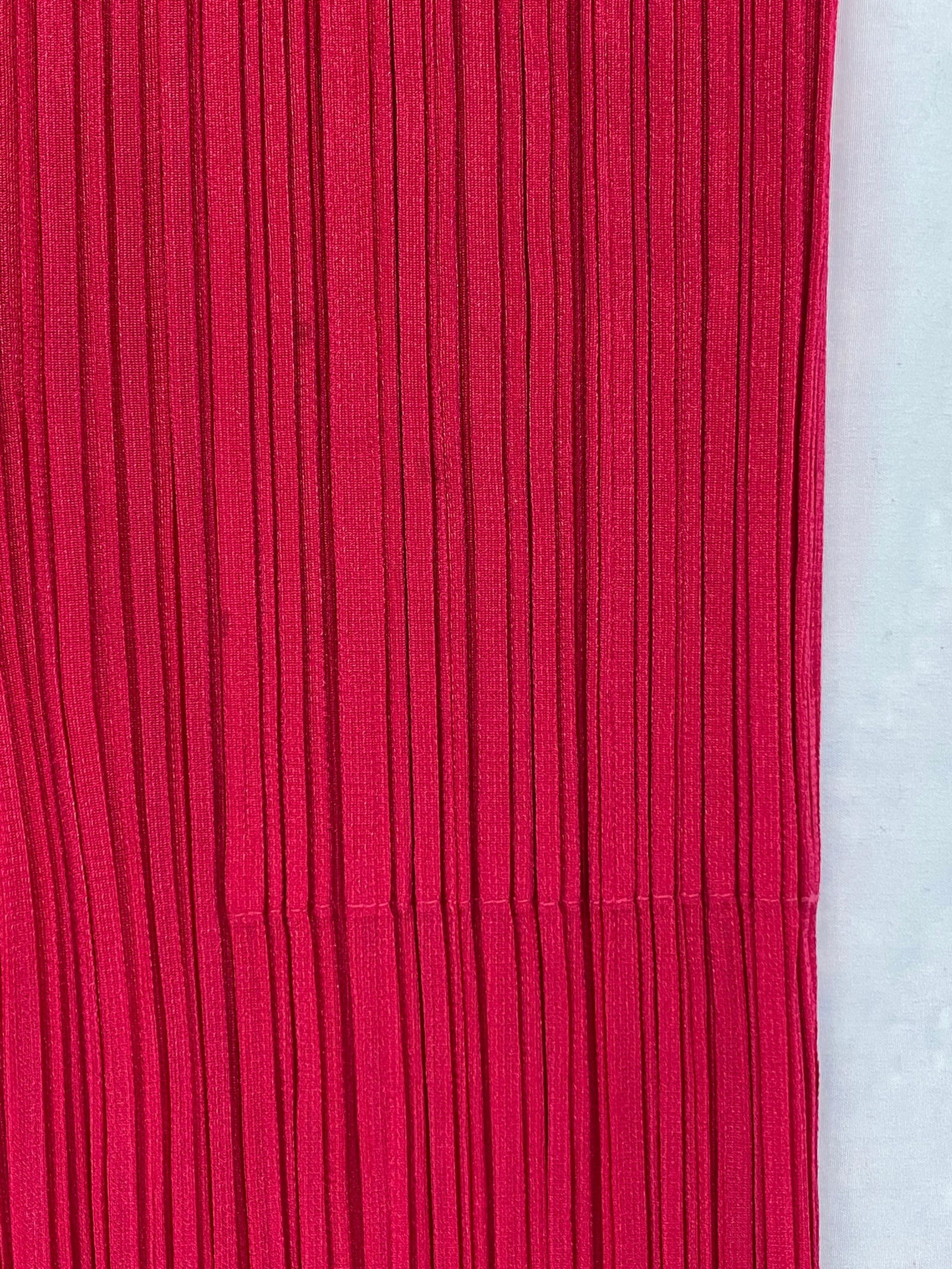 Pleats Please Pink Plated Pants, Size 5 - 15