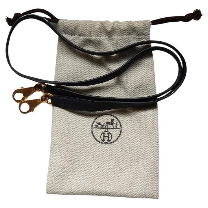 Hermes Kelly Navy Bag Strap: Hermes Kelly Navy Bag Strap Gold hardware Length: 37" Unused, perfect condition Reserve: $480.00 Shipping:Domestic: Flat-rate of $85.99 to anywhere within the contiguous