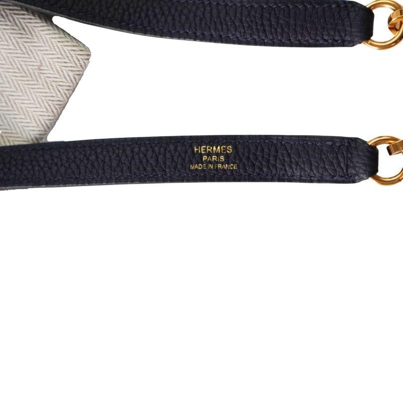 Hermes Kelly Navy Bag Strap - 4