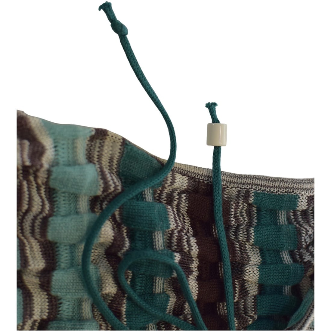 M Missoni Multicolor Patterned Knit Sleeveless Blouse Collared Polo Top size M - 9