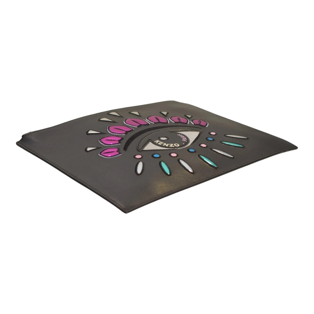 Kenzo Bag A4 Pouch EYE CLUTCH Women's Black F852SA607L22 99A Clutch Bag $515 RSP - 3