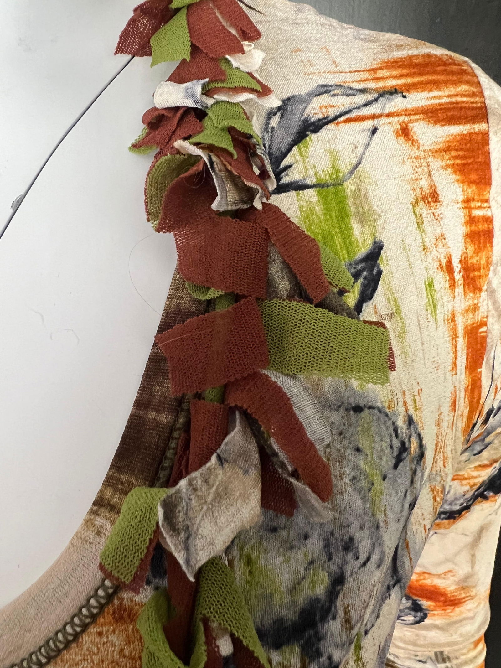 Fuzzi Multicolored Cardigan and Top Set - 11