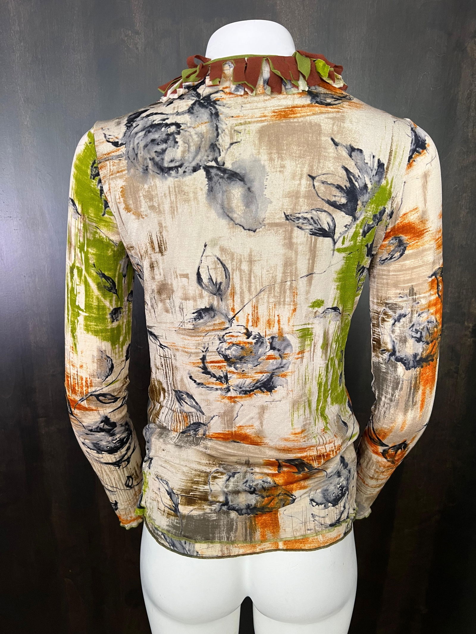 Fuzzi Multicolored Cardigan and Top Set - 13