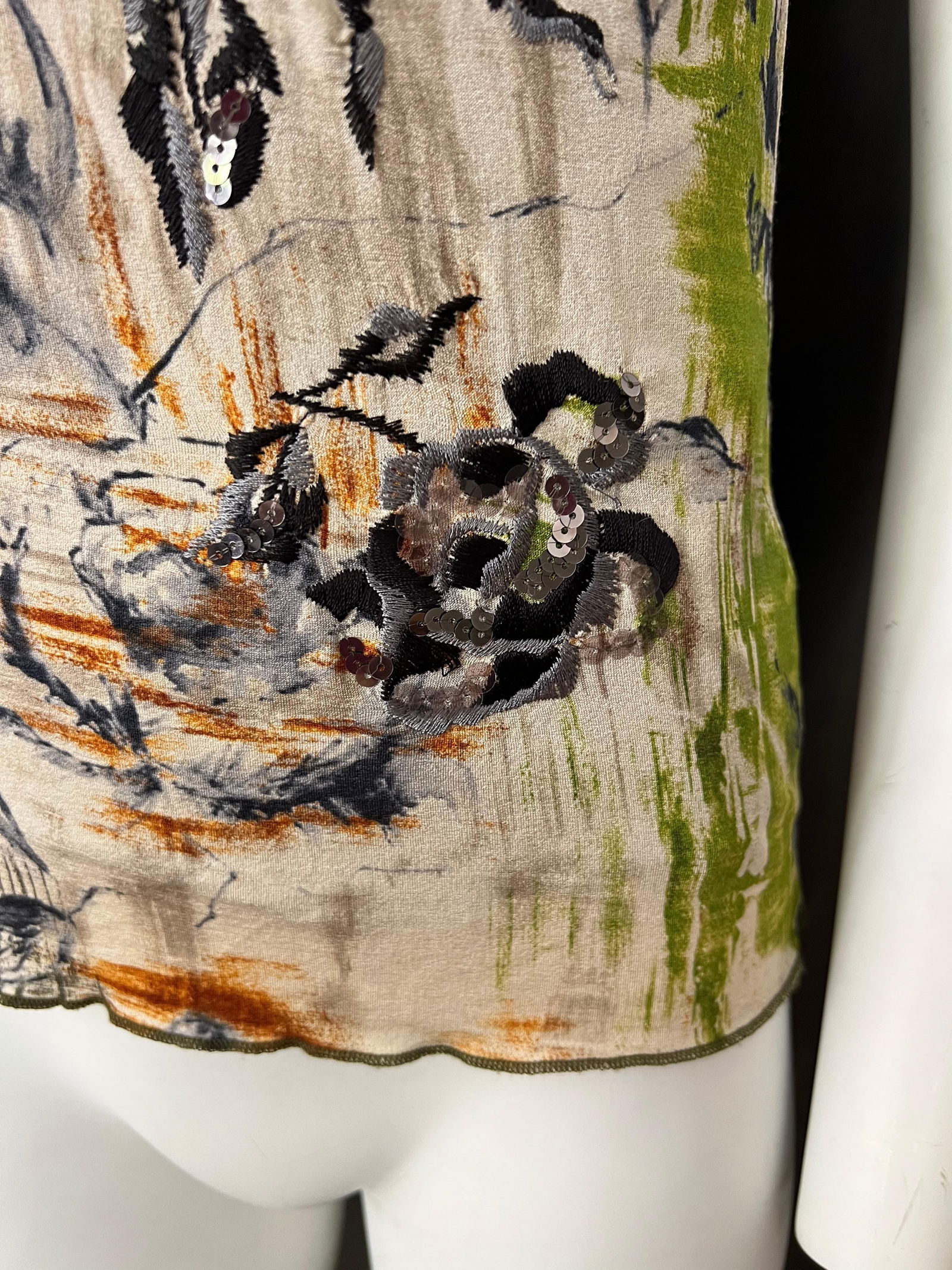 Fuzzi Multicolored Cardigan and Top Set - 2