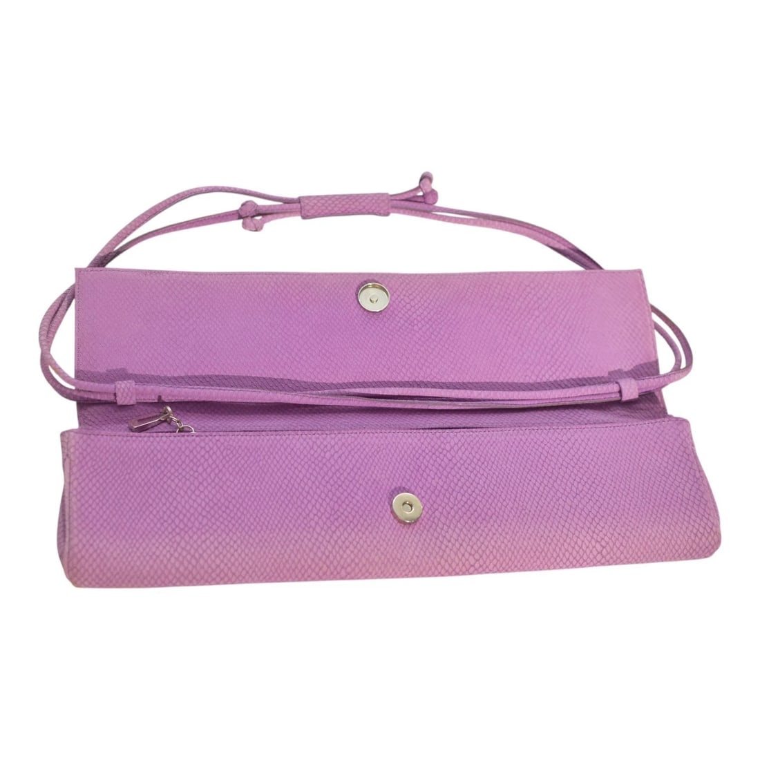 Emanuel Ungaro Purple Crystal Embellished Shoulder Bag – Made in Italy With Box - 14