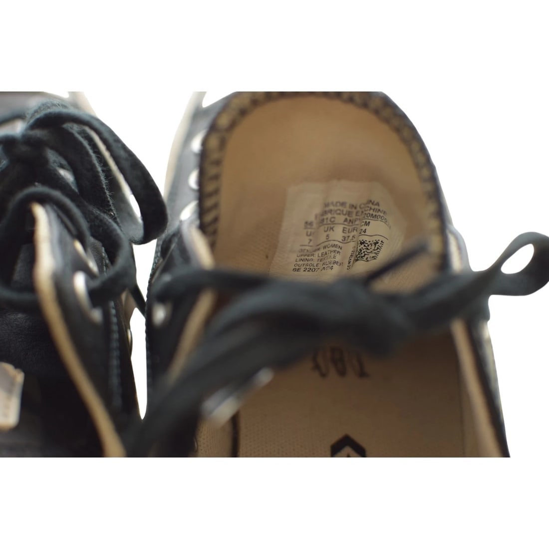 Converse All Star Lift Leather Platform Sneakers Black White Size EU 37.5 / US 7 - 7