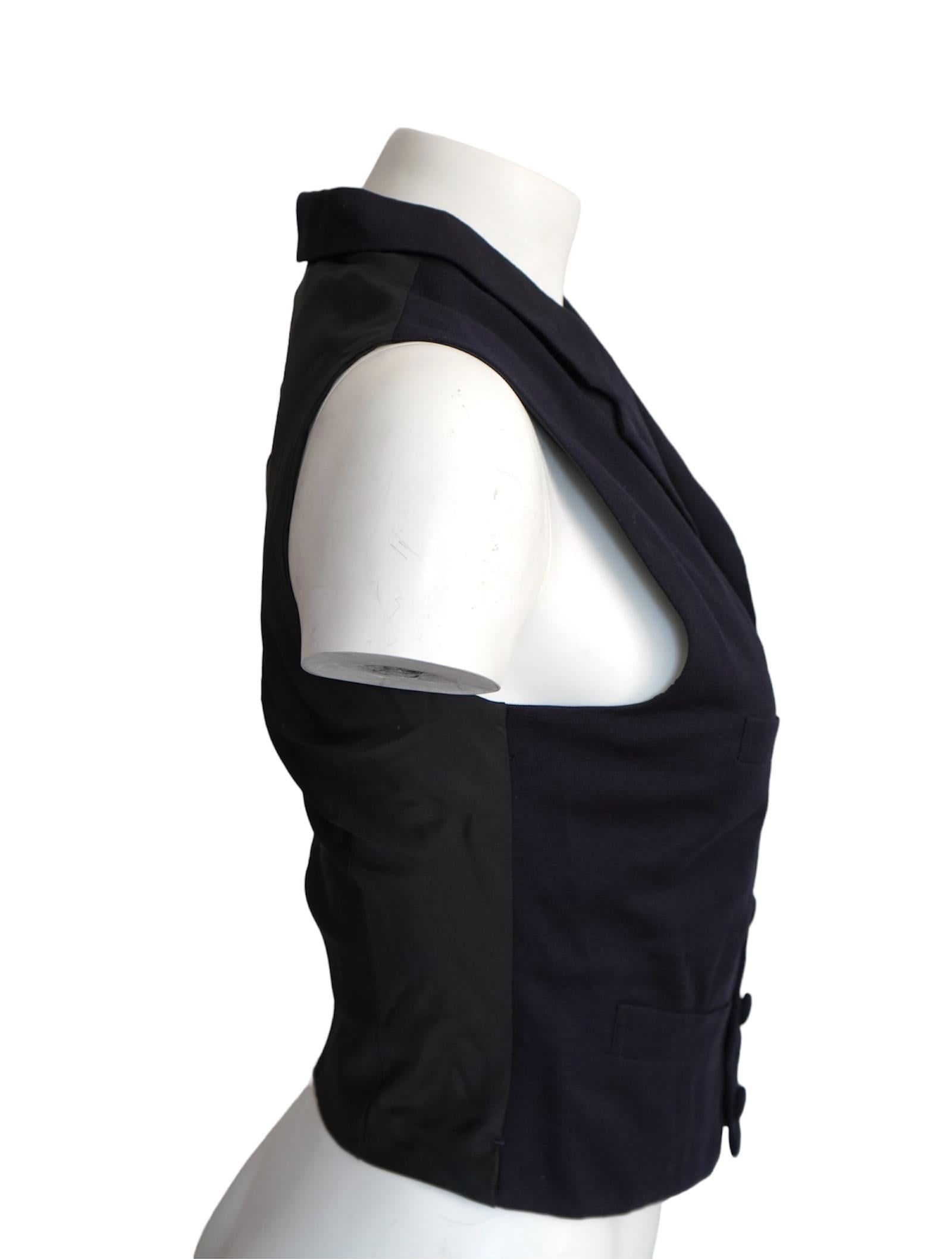 Comme des Garçons Homme Plus Navy Vest - 13