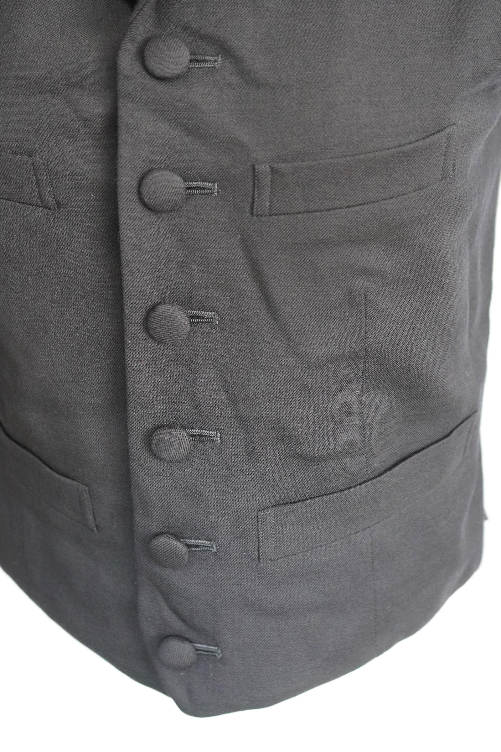 Comme des Garçons Homme Plus Navy Vest - 2