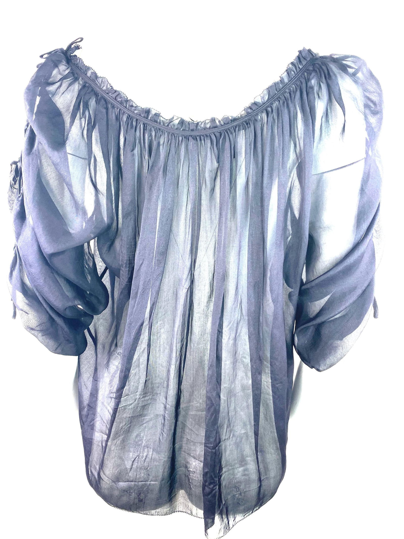 Marc Jacobs Navy Blouse Top, Size Medium - 10