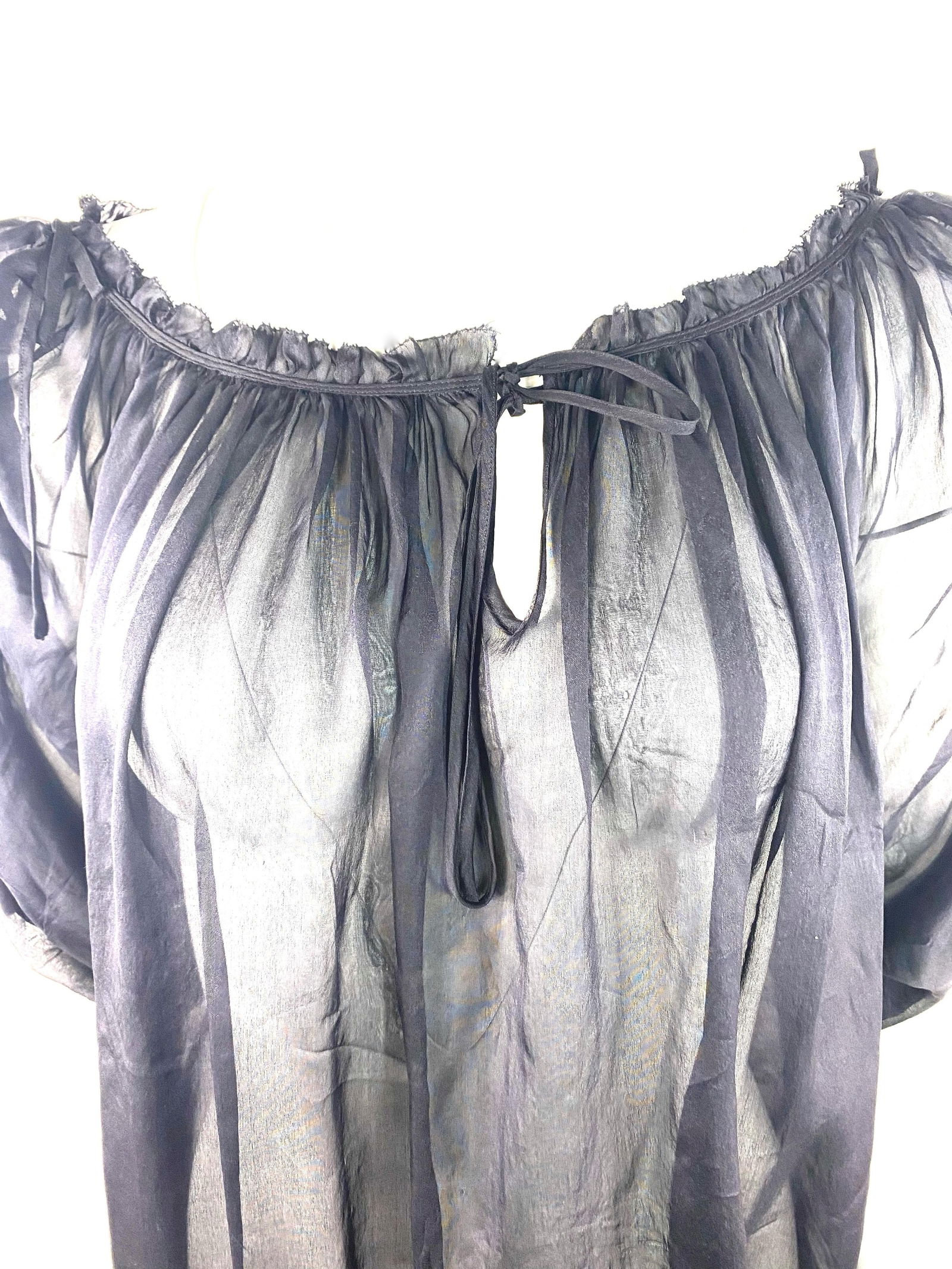 Marc Jacobs Navy Blouse Top, Size Medium - 6