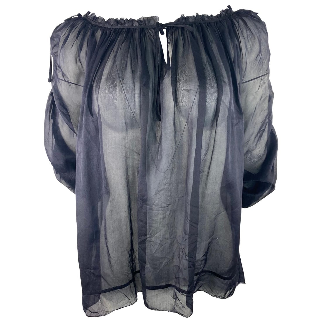 Marc Jacobs Navy Blouse Top, Size Medium - 7