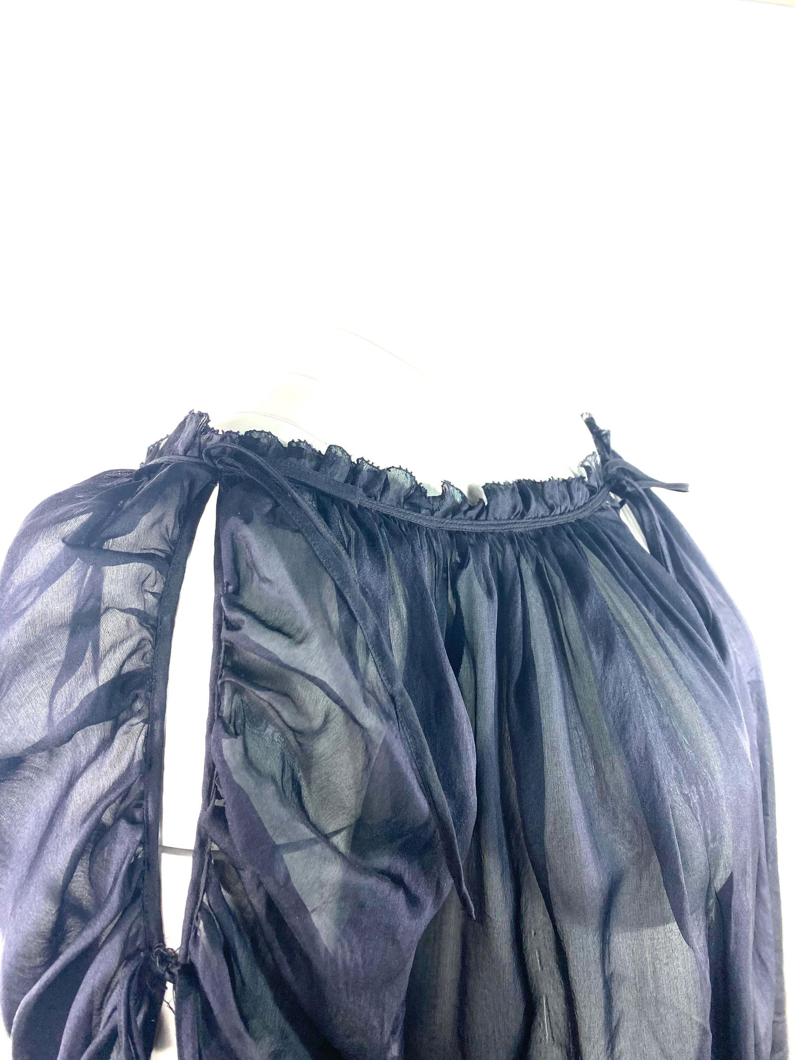 Marc Jacobs Navy Blouse Top, Size Medium - 9