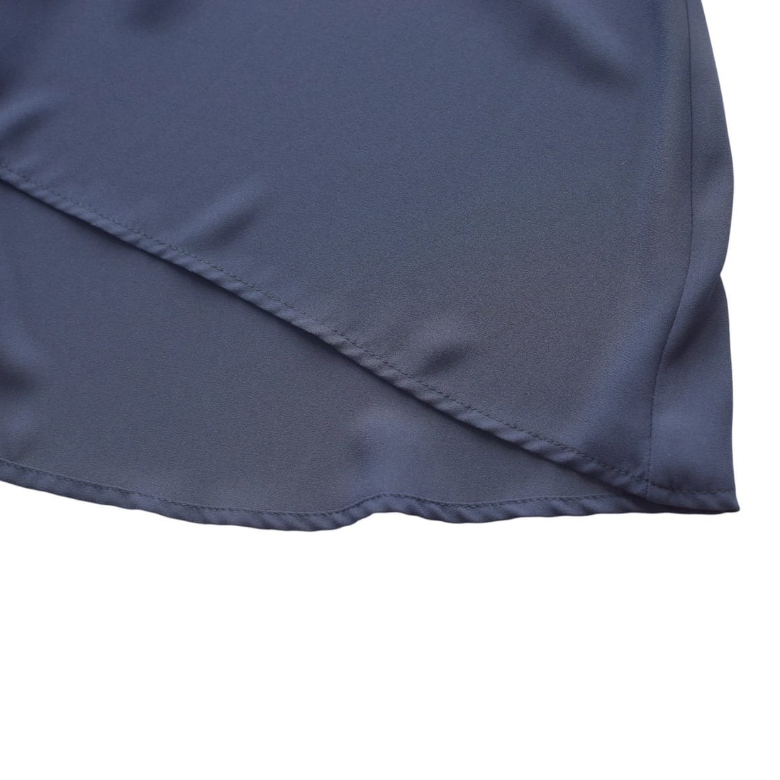 Wildwood Blue Blouson-Sleeve Blouse – Minimalist Flowing Design – Size M - 5