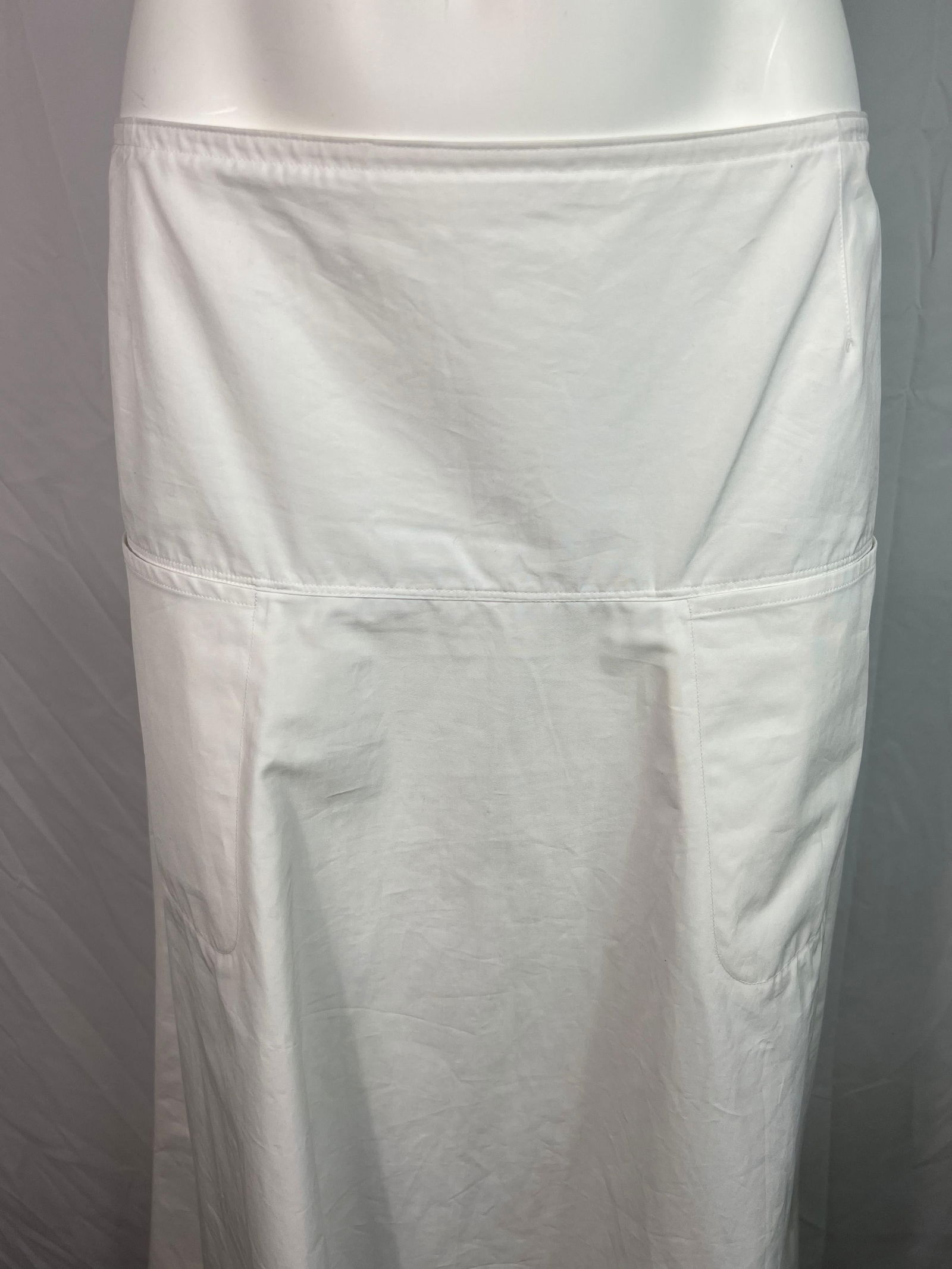 Sofie D’Hoore White Midi Skirt, Size 38 - 11