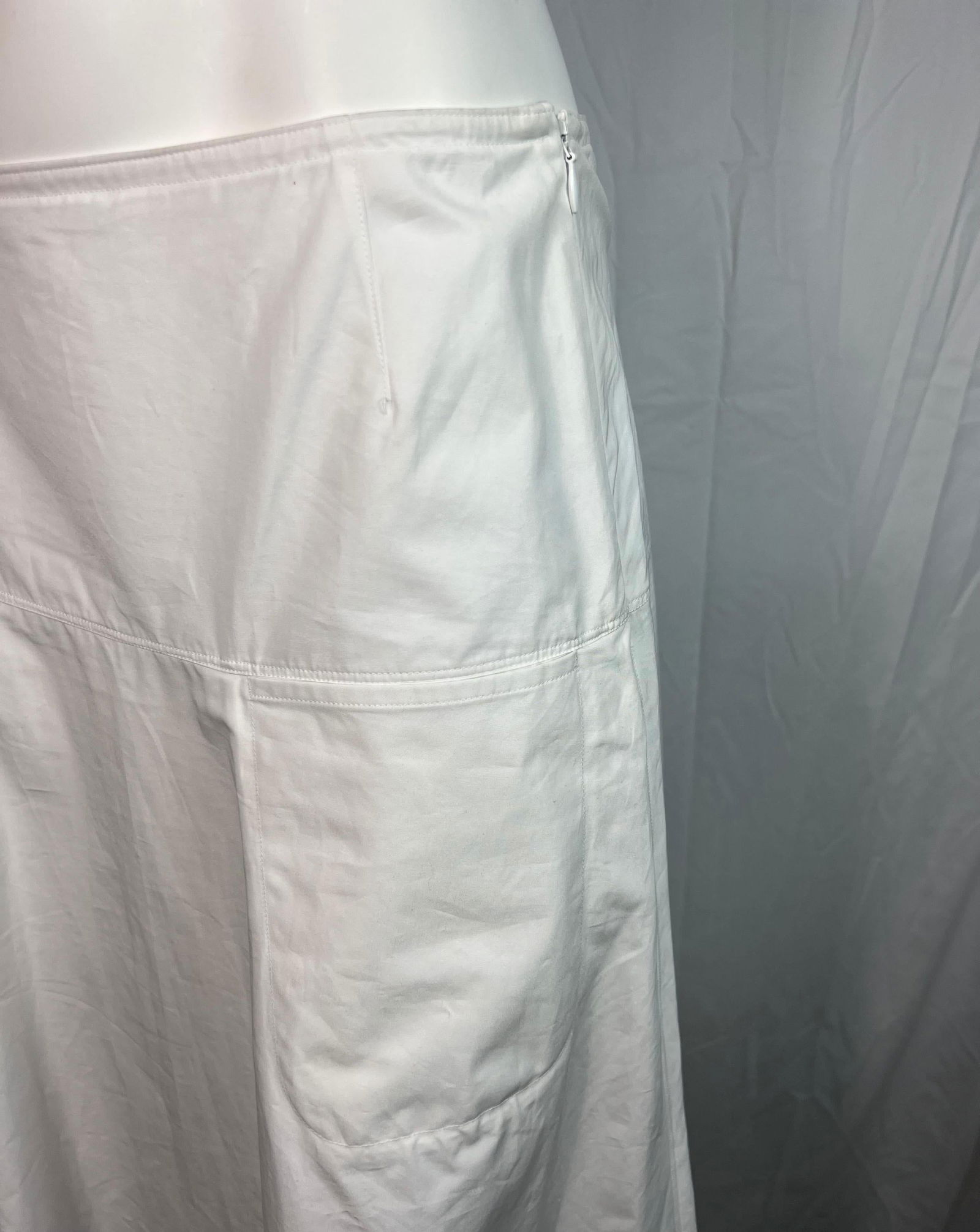 Sofie D’Hoore White Midi Skirt, Size 38 - 15