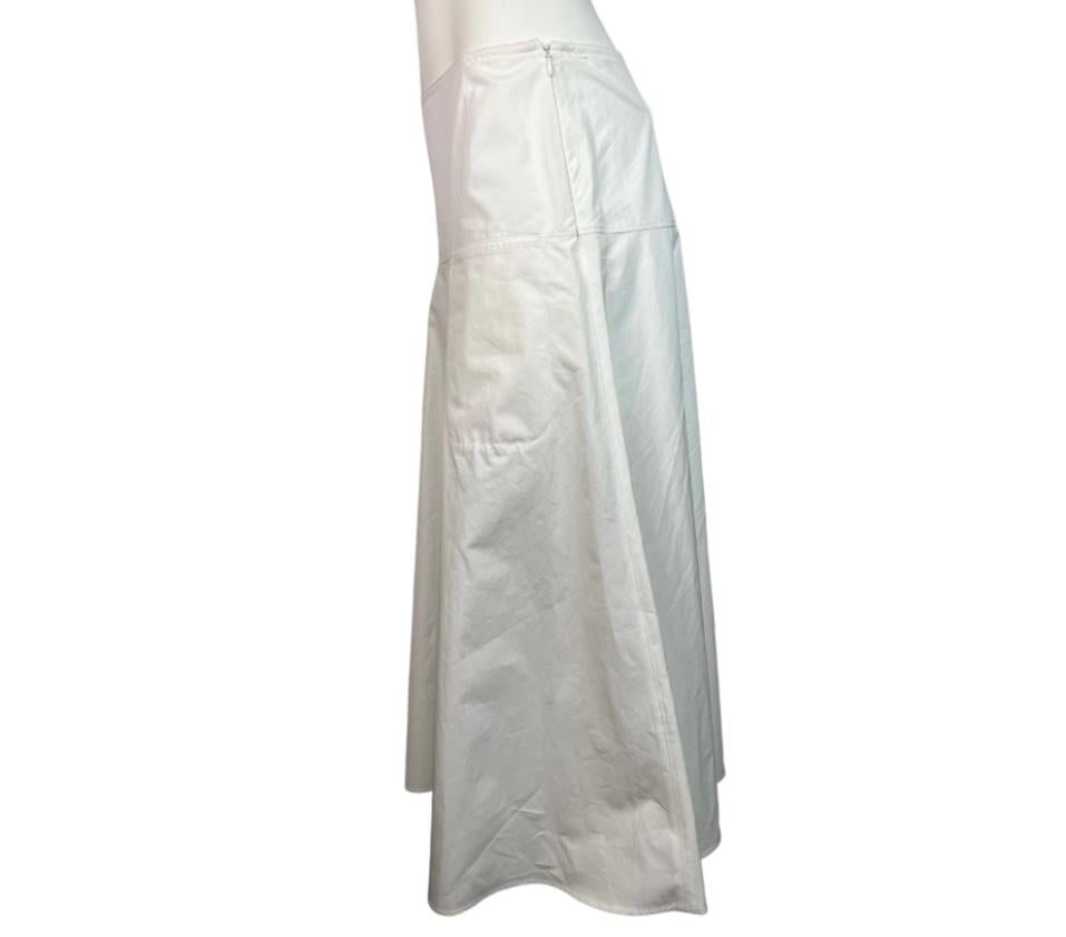Sofie D’Hoore White Midi Skirt, Size 38 - 19