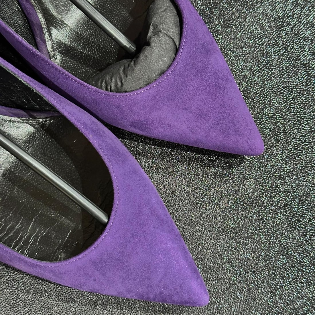 SAINT LAURENT Purple Suede Pumps Shoes Size 36 EU / 5.5 US - 4