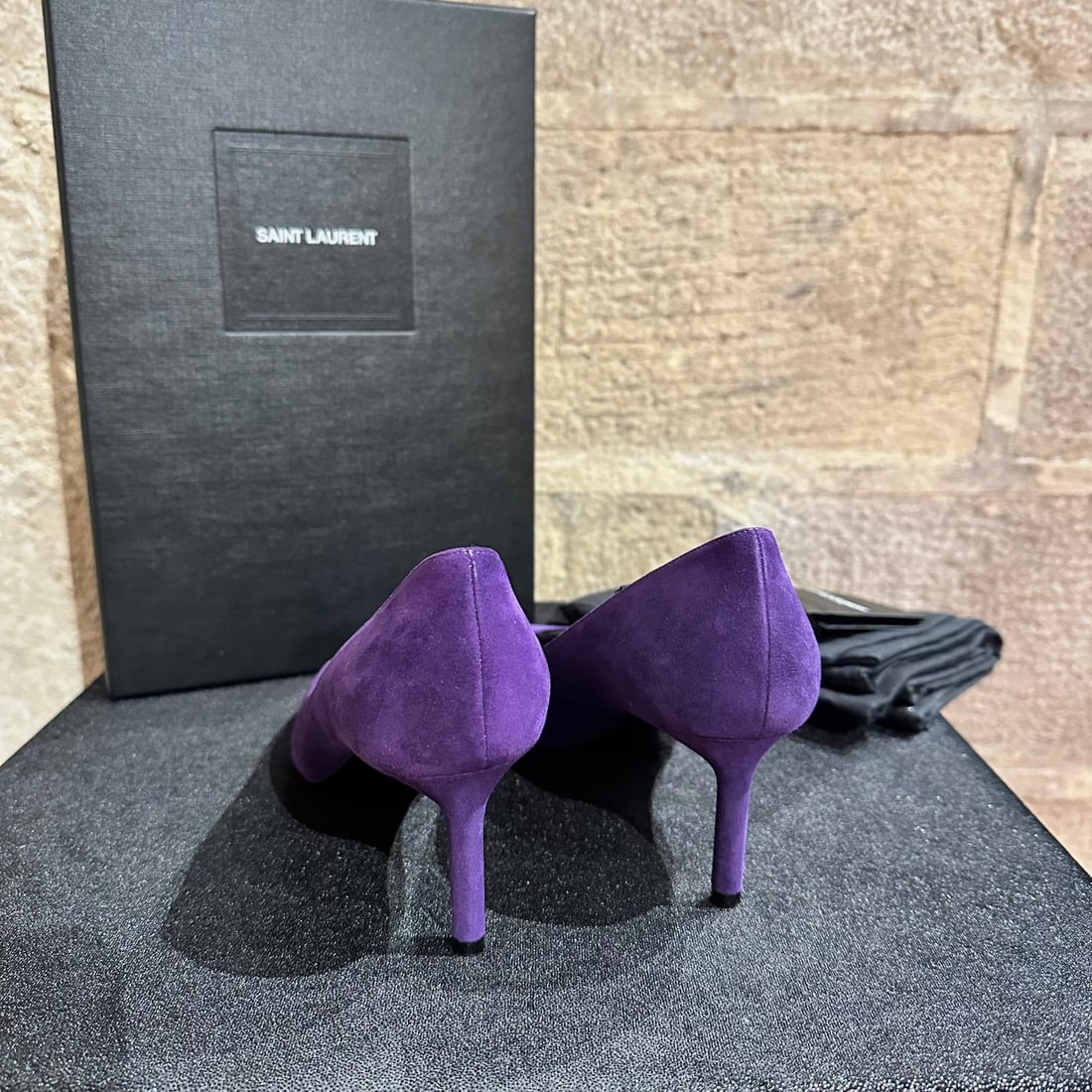 SAINT LAURENT Purple Suede Pumps Shoes Size 36 EU / 5.5 US - 5