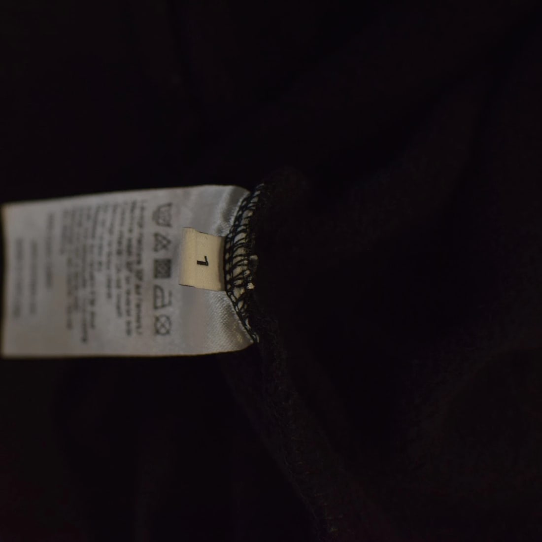 Courrèges Black Logo Sweatshirt Size 1 – Oversized Fit – Iconic AC Graphic - 5