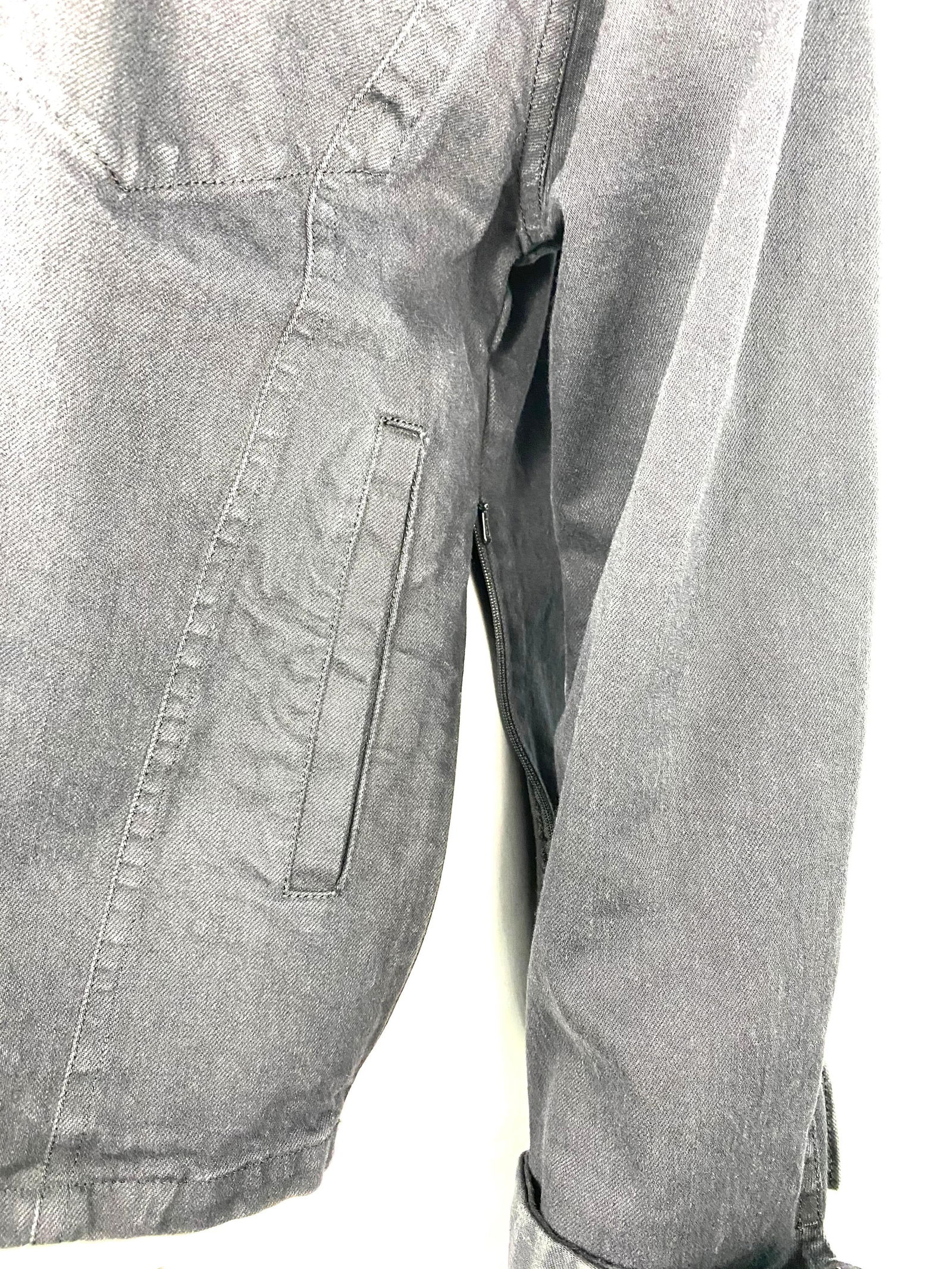 Dressedundressed Grey Denim Jacket, Size 3 - 14