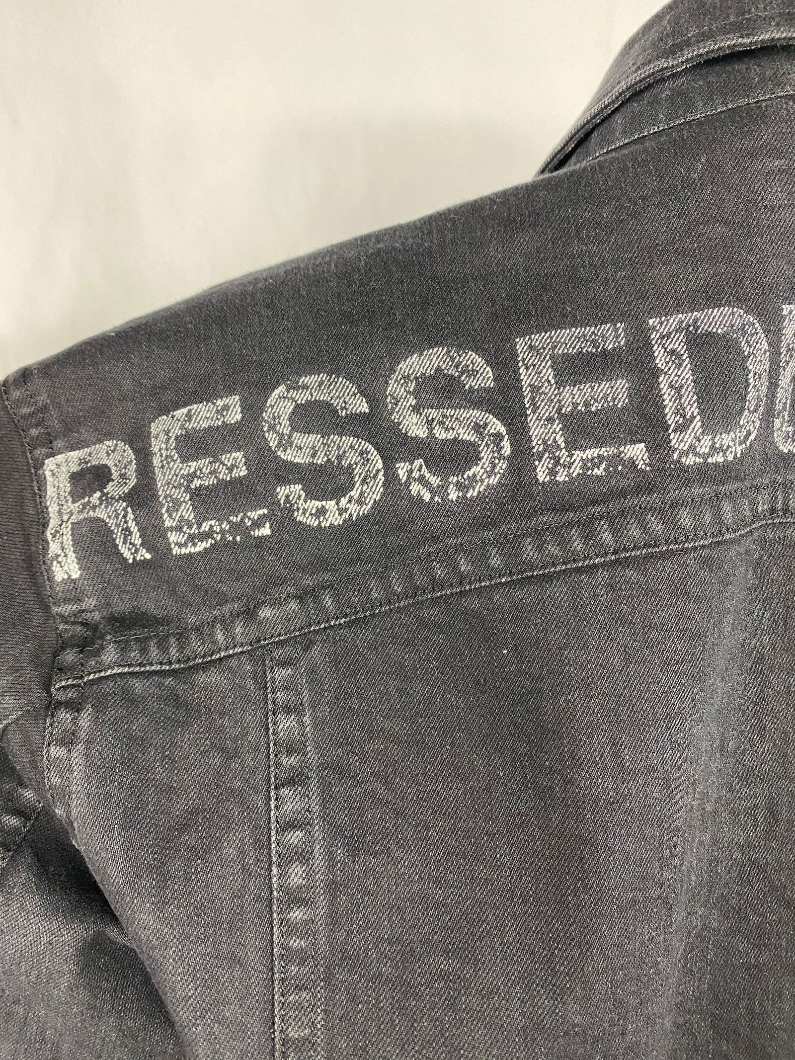 Dressedundressed Grey Denim Jacket, Size 3 - 15