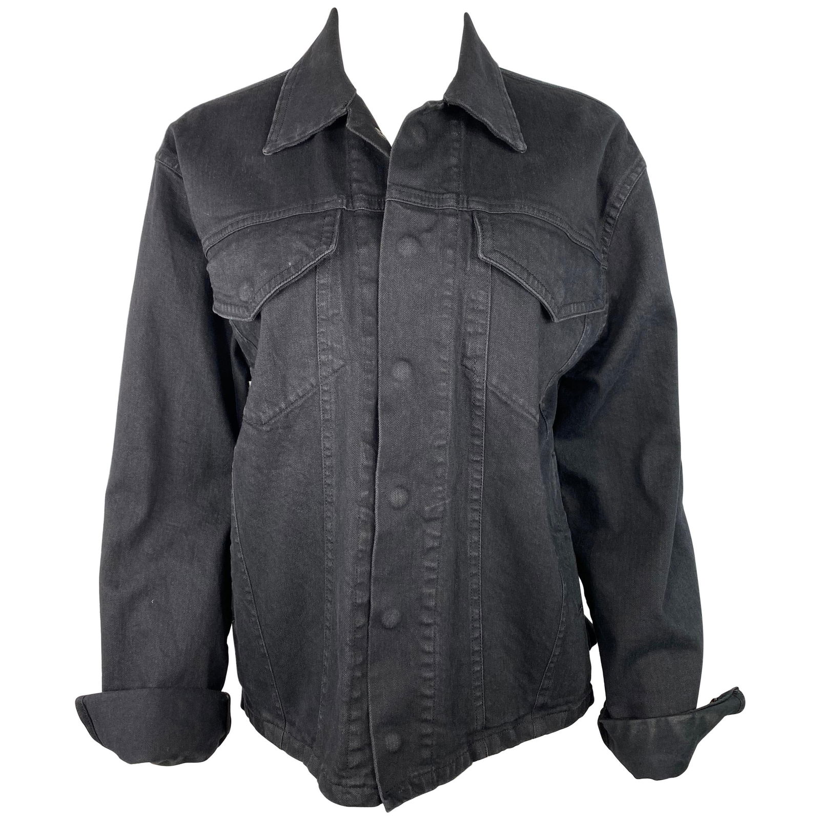 Dressedundressed Grey Denim Jacket, Size 3 (1 of 20)