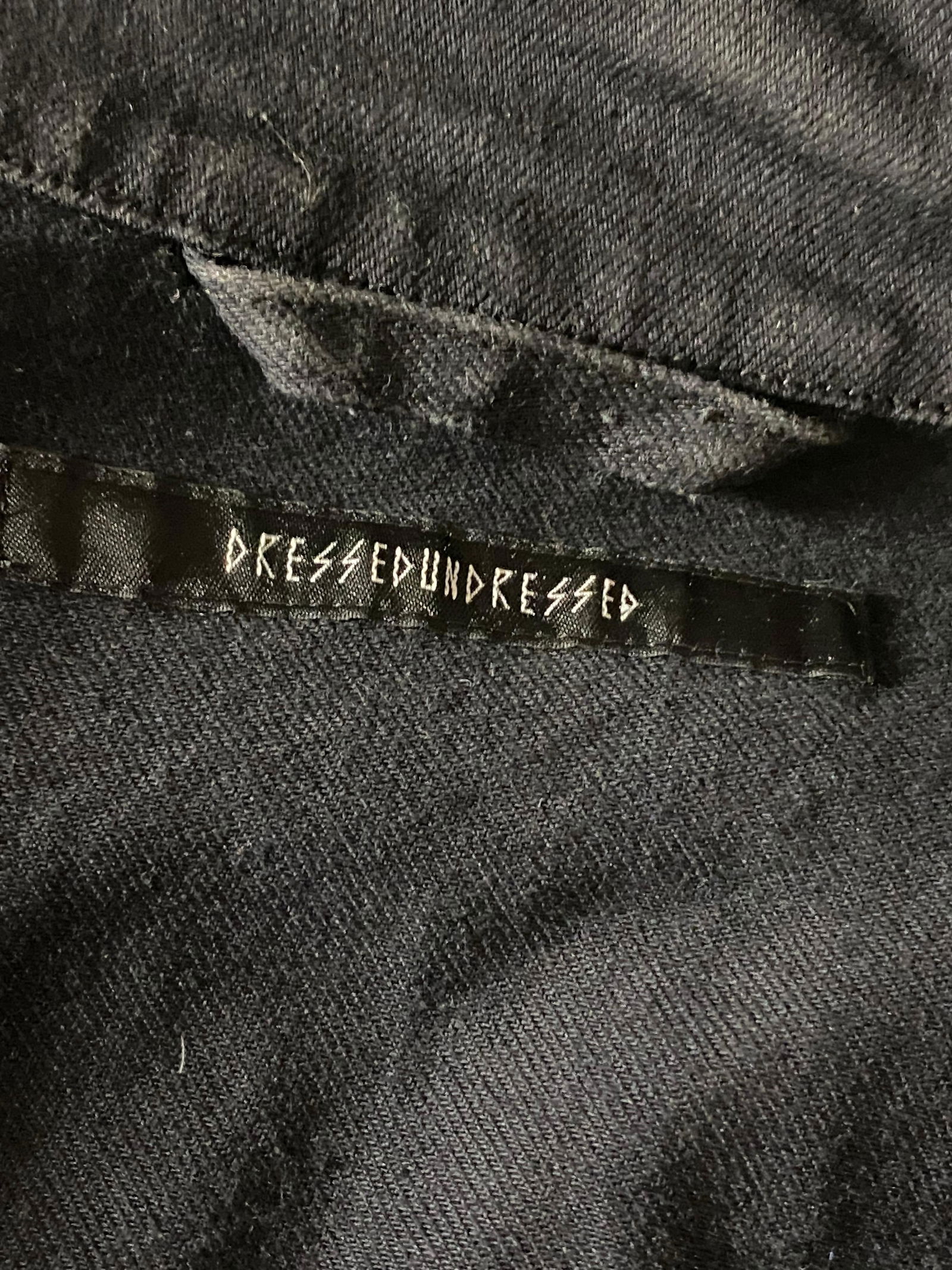 Dressedundressed Grey Denim Jacket, Size 3 - 4