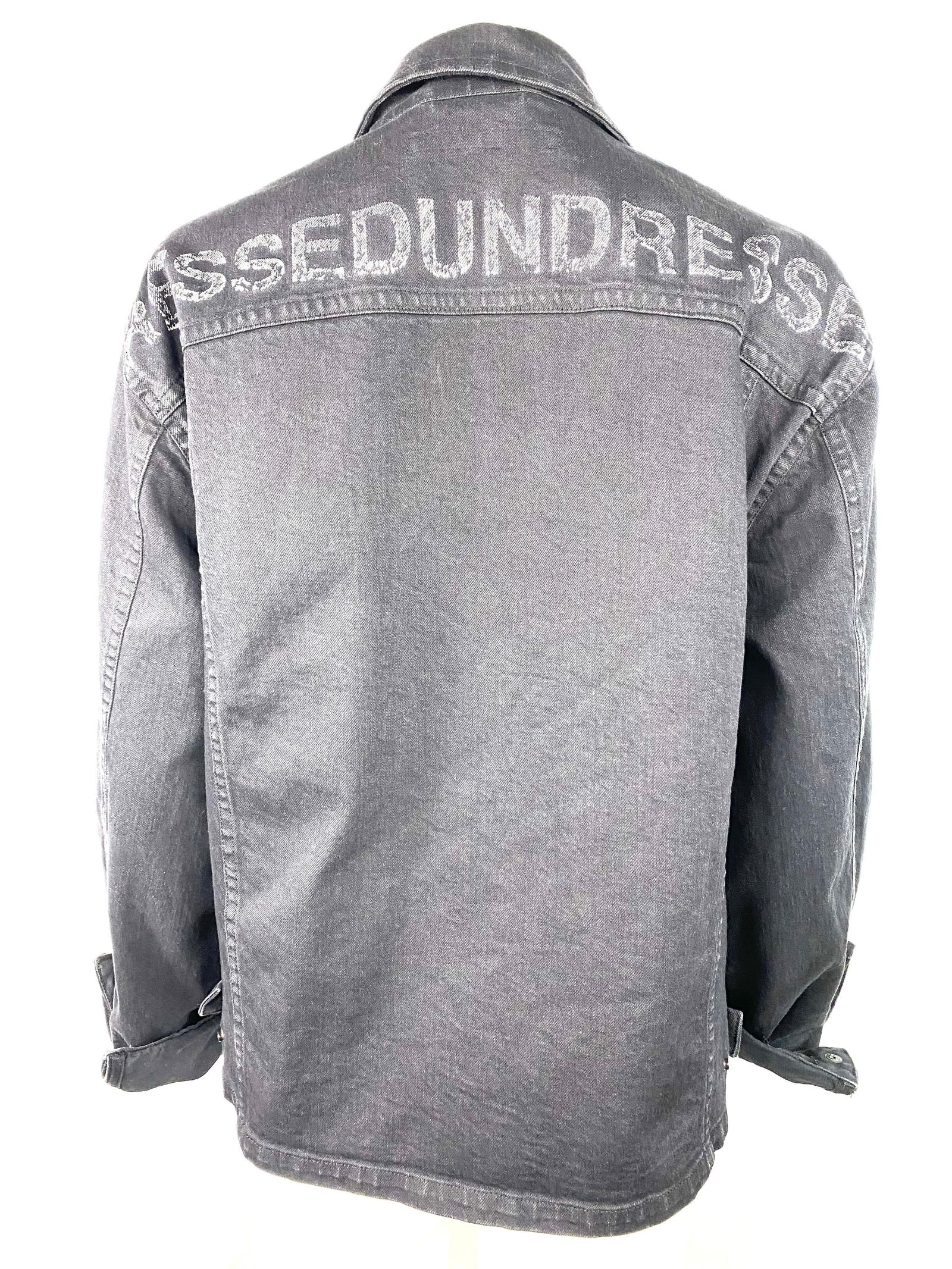 Dressedundressed Grey Denim Jacket, Size 3 - 9