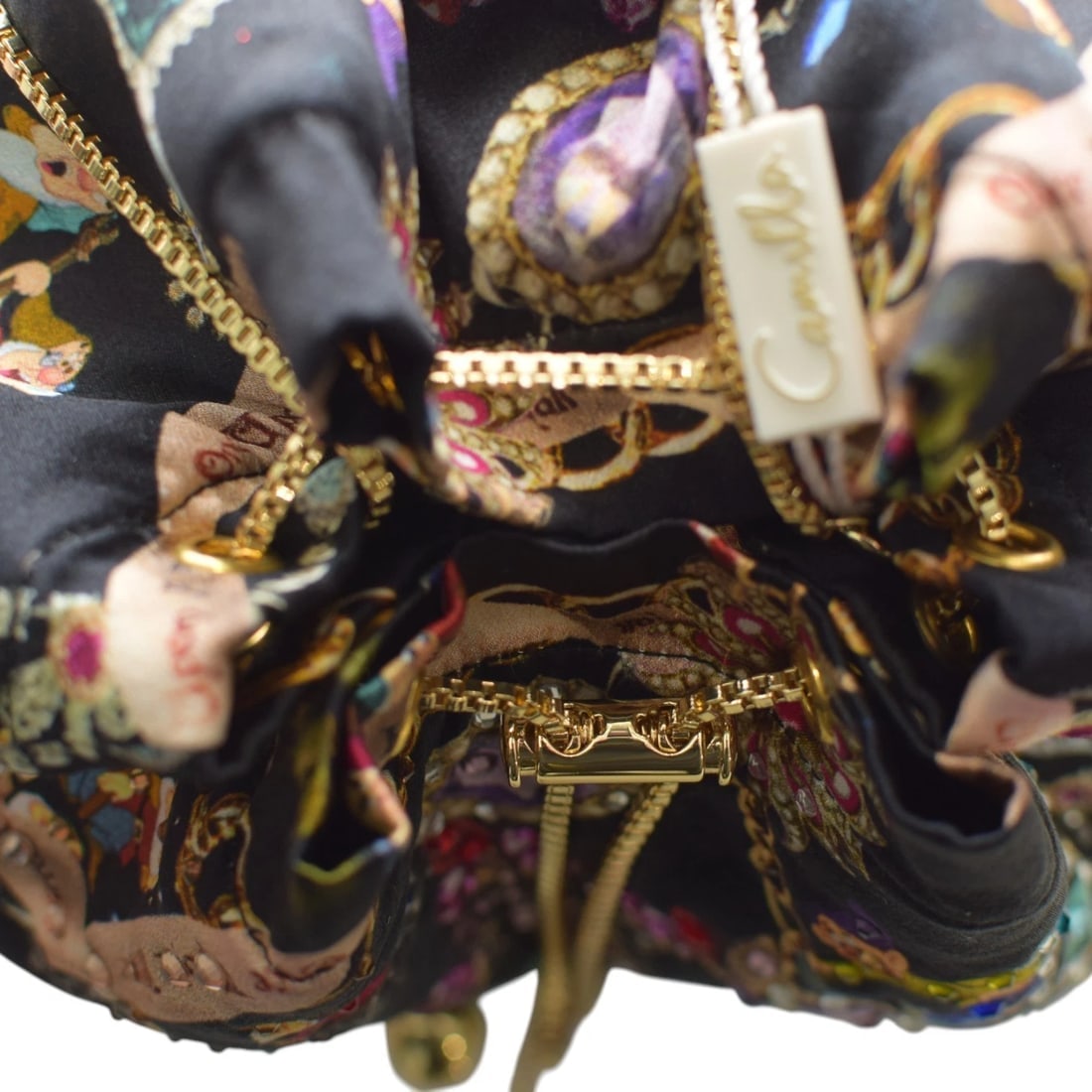 Camilla x Disney The Happily Ever After Drawstring Pouch With Chain Strap - 14